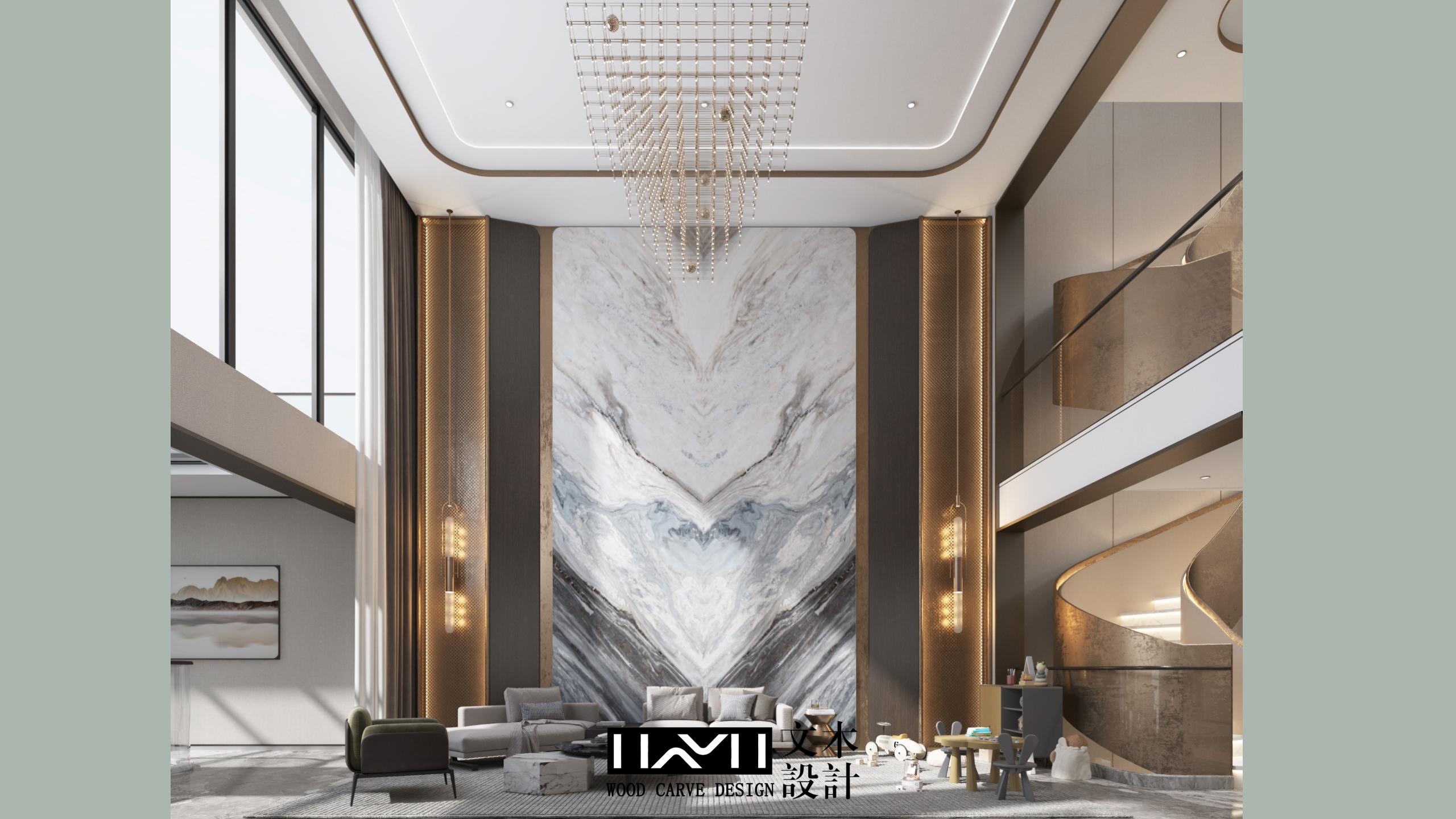 滇池ONE860㎡现代轻奢丨中国昆明丨文木设计事务所-15