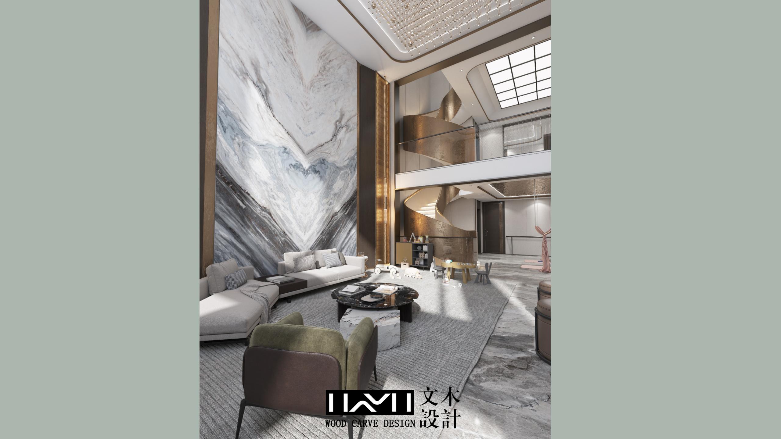 滇池ONE860㎡现代轻奢丨中国昆明丨文木设计事务所-17