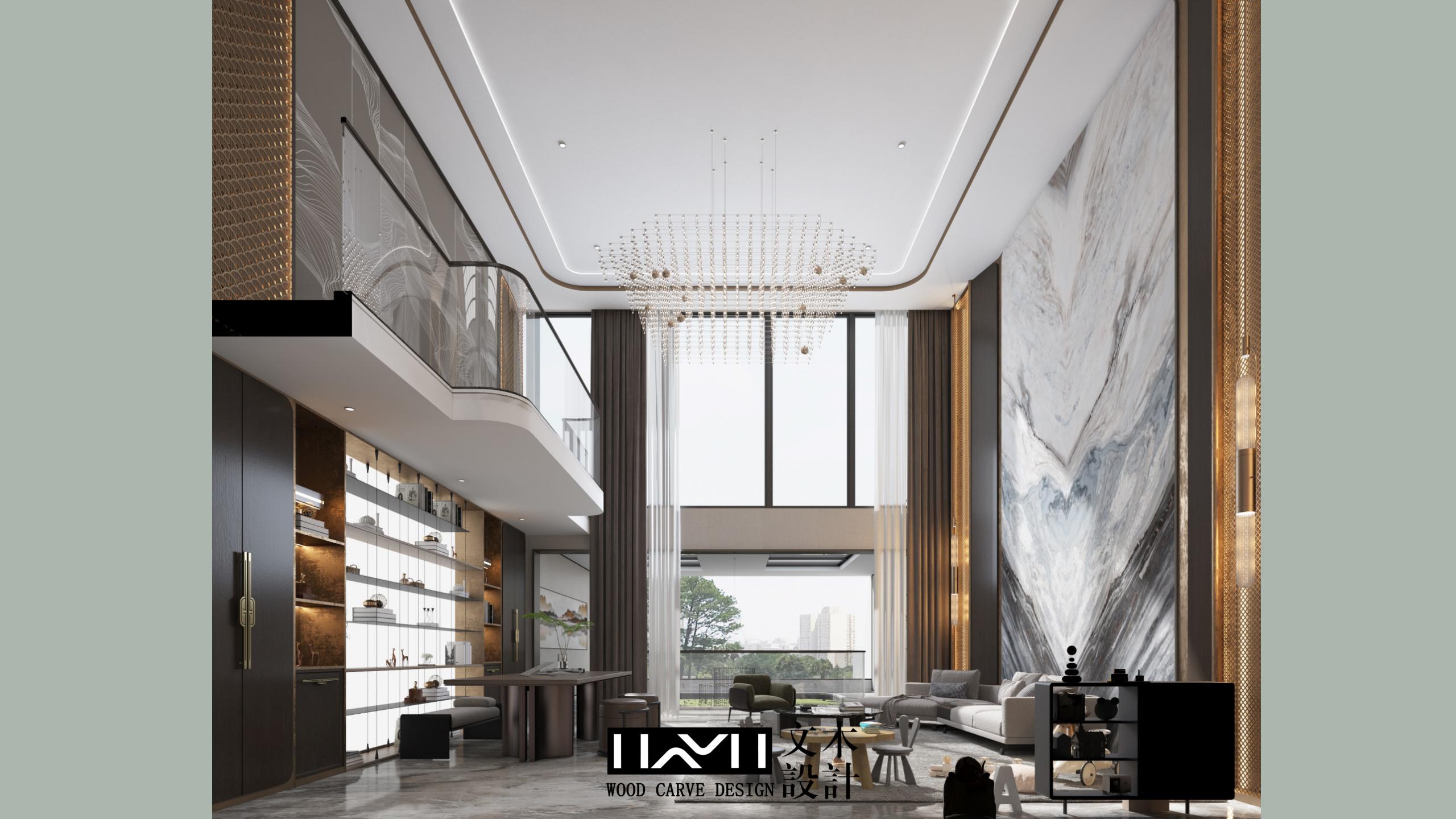 滇池ONE860㎡现代轻奢丨中国昆明丨文木设计事务所-20