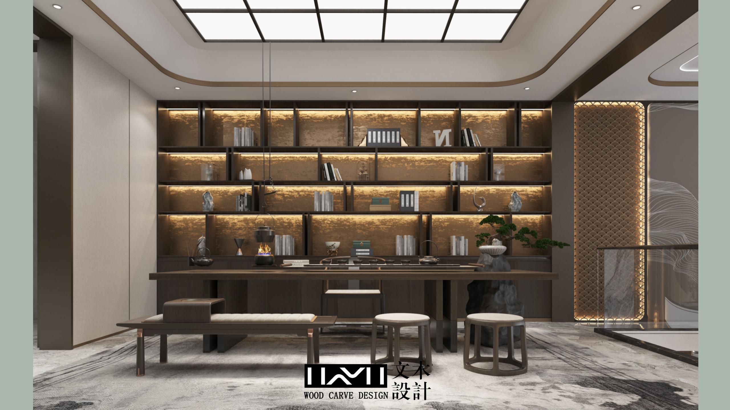 滇池ONE860㎡现代轻奢丨中国昆明丨文木设计事务所-28