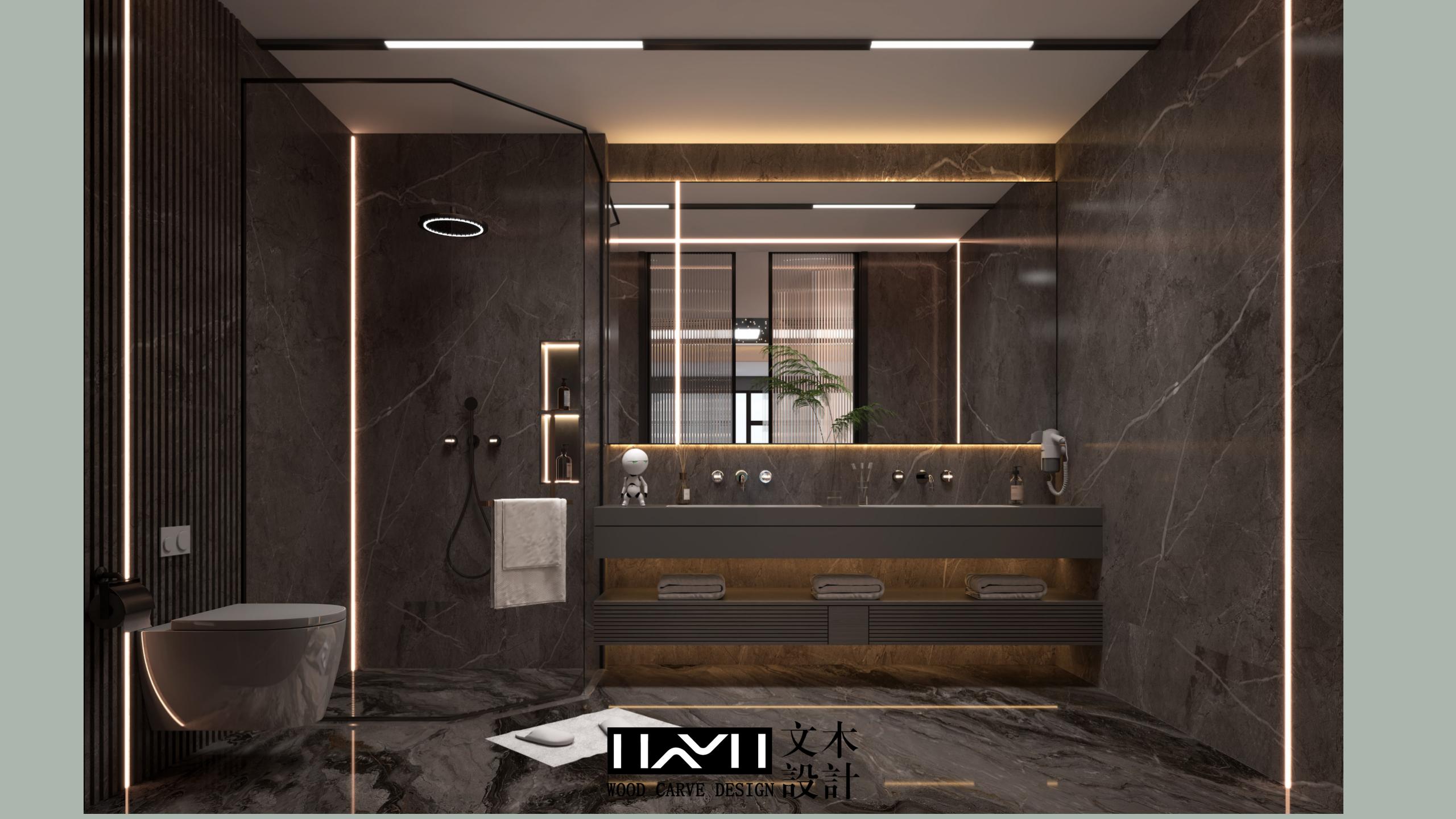 滇池ONE860㎡现代轻奢丨中国昆明丨文木设计事务所-34