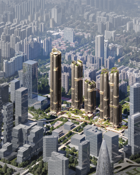 深圳后海“地王”公开招标优胜方案丨中国深圳丨line+建筑事务所