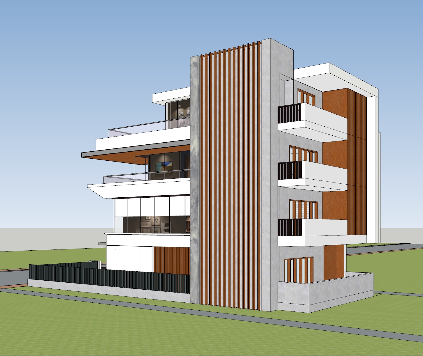 现代风独栋别墅 丨中国成都丨深圳市异方建筑设计有限公司-6