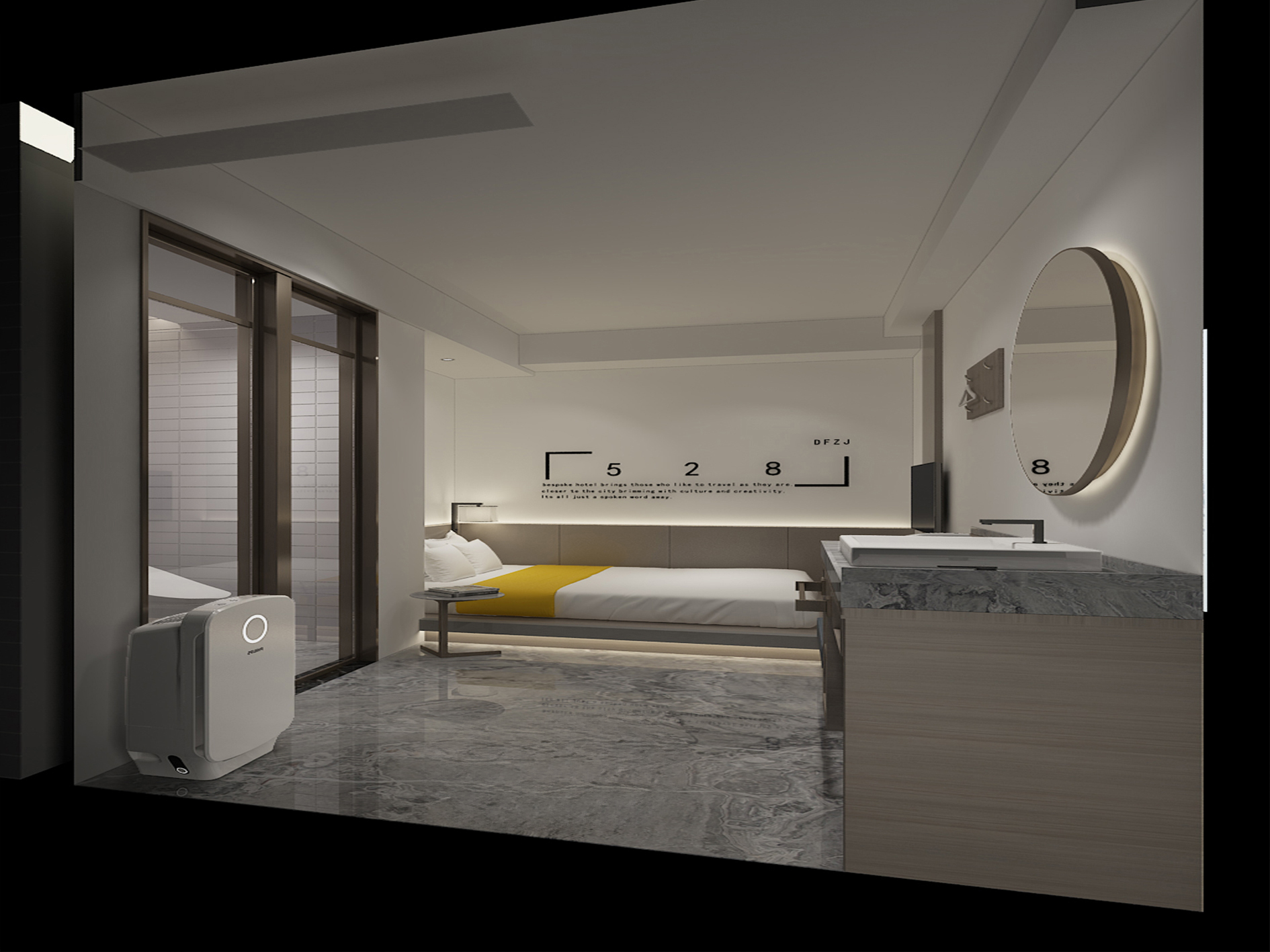 酒店客房丨中国北京丨李设计-17