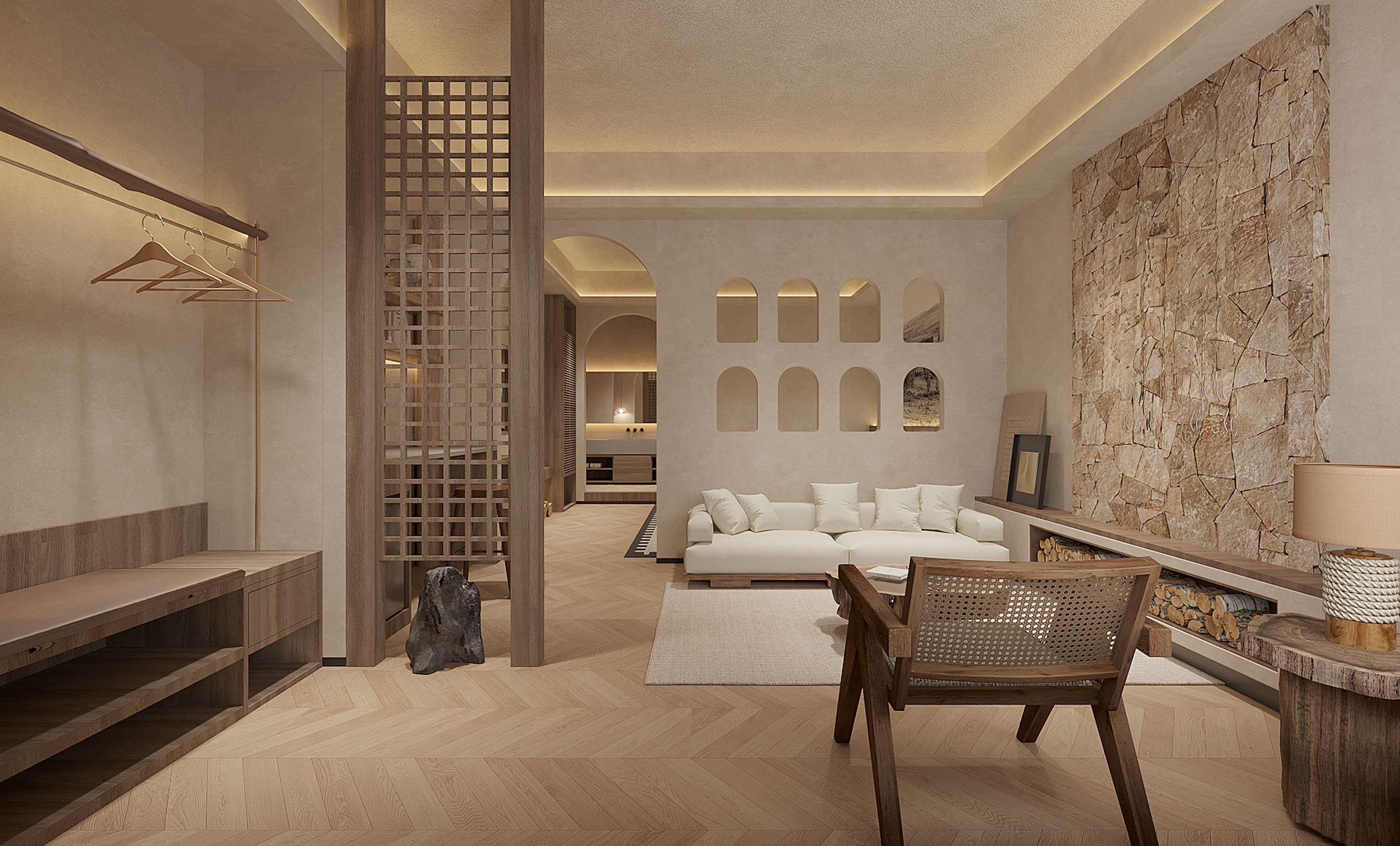 民宿客房丨中国赤峰丨李设计-9