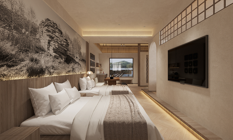 民宿客房丨中国赤峰丨李设计-13