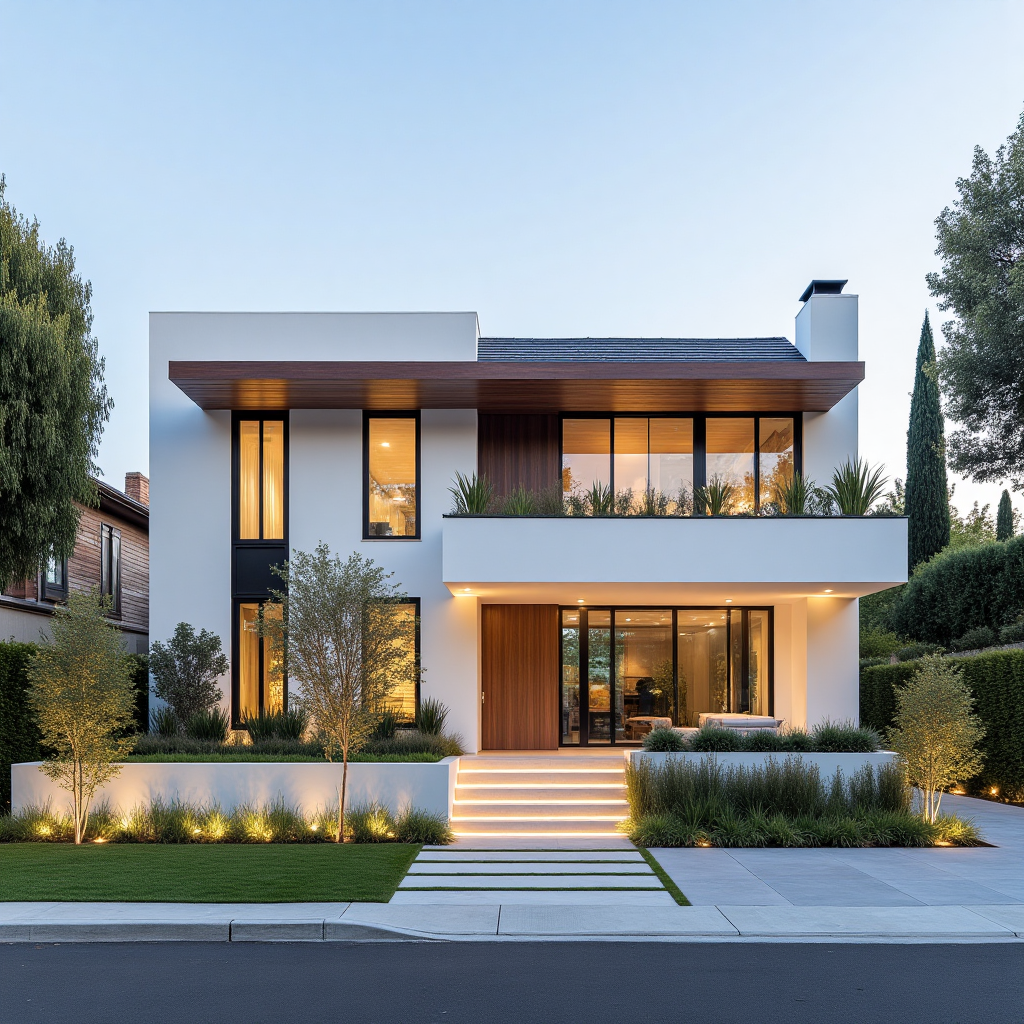 现代别墅丨中国天津丨青羽MOSS-1