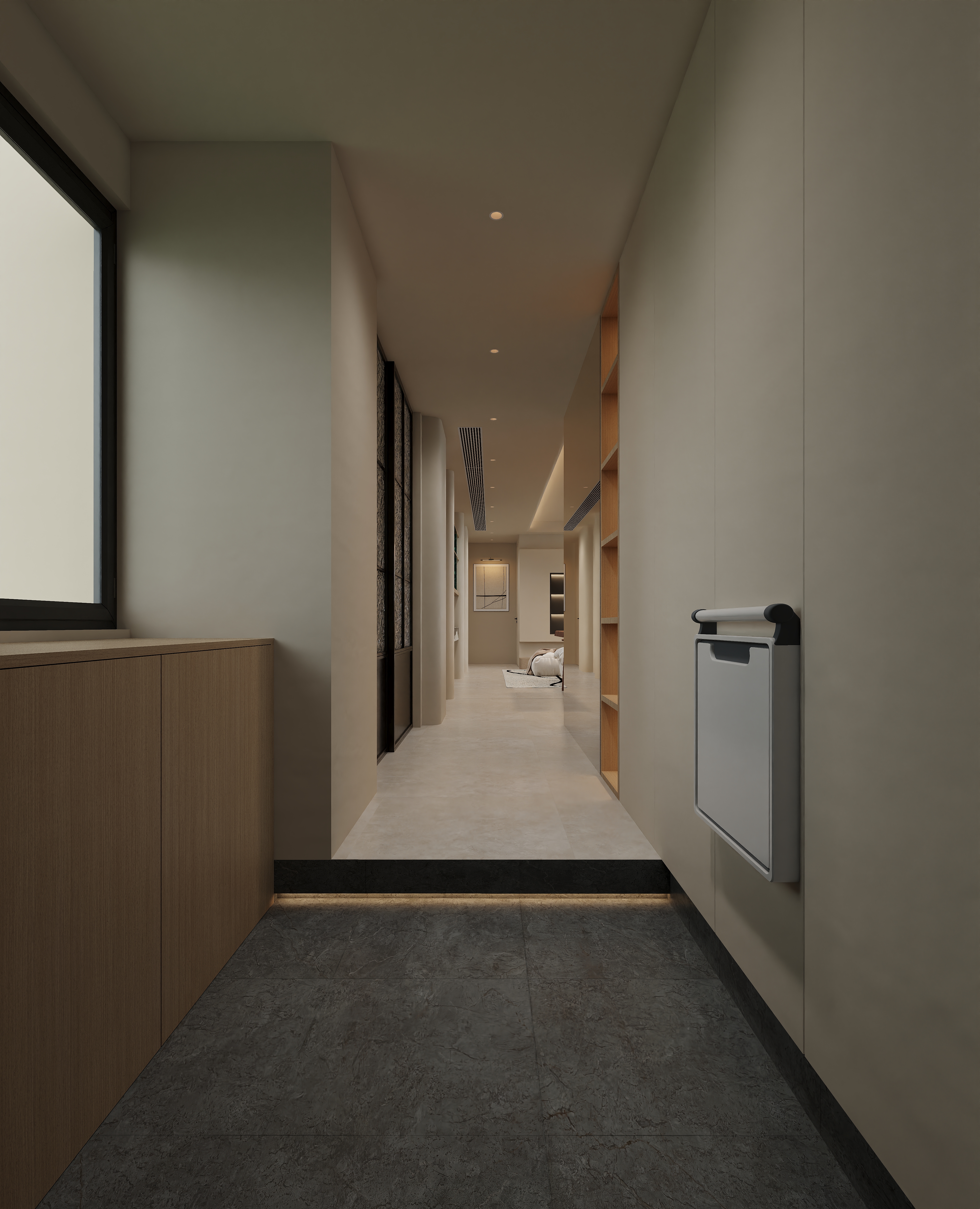 华润九里134㎡奶油风设计案例丨中国重庆丨廖雪松-5