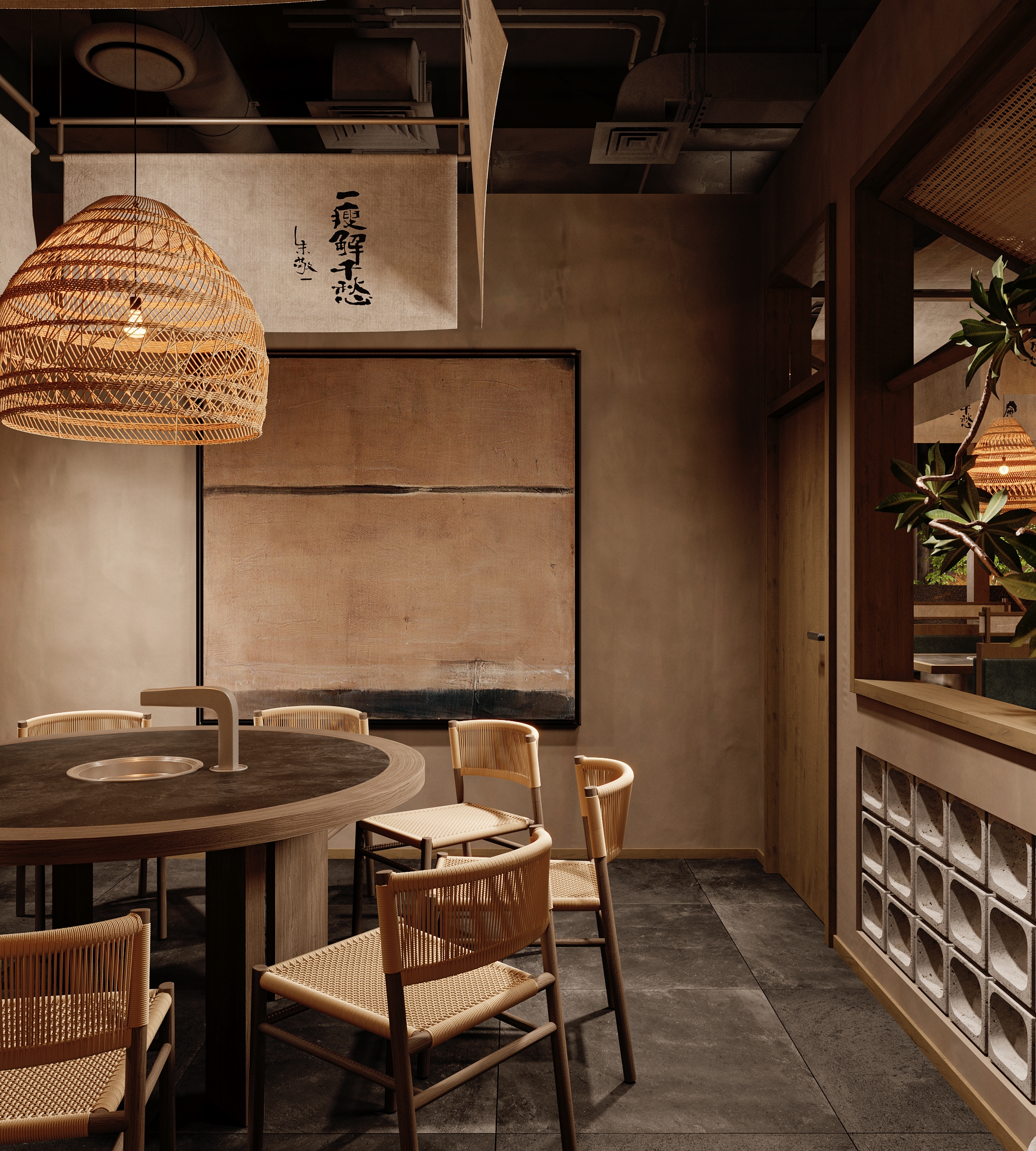 山野诧寂烤肉店丨中国西安丨CcY设计-1