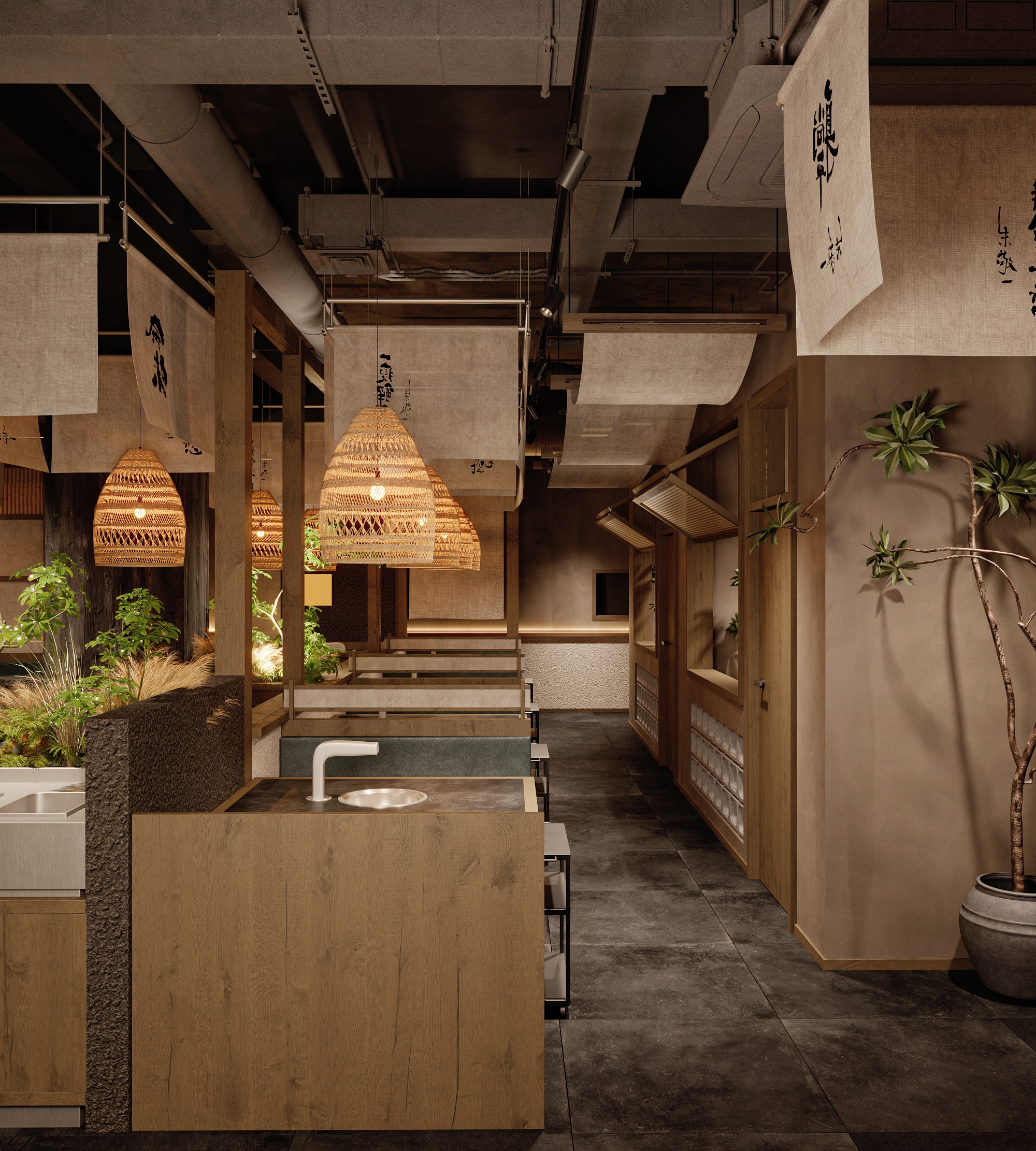 山野诧寂烤肉店丨中国西安丨CcY设计-2