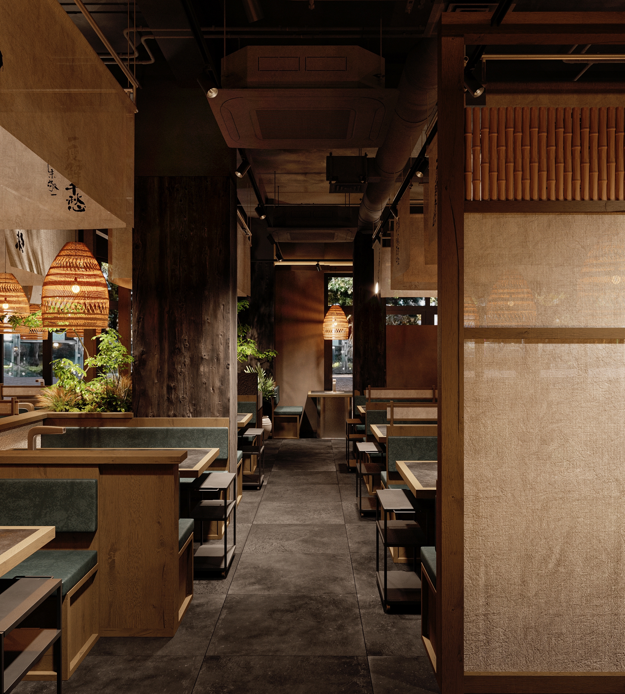 山野诧寂烤肉店丨中国西安丨CcY设计-3