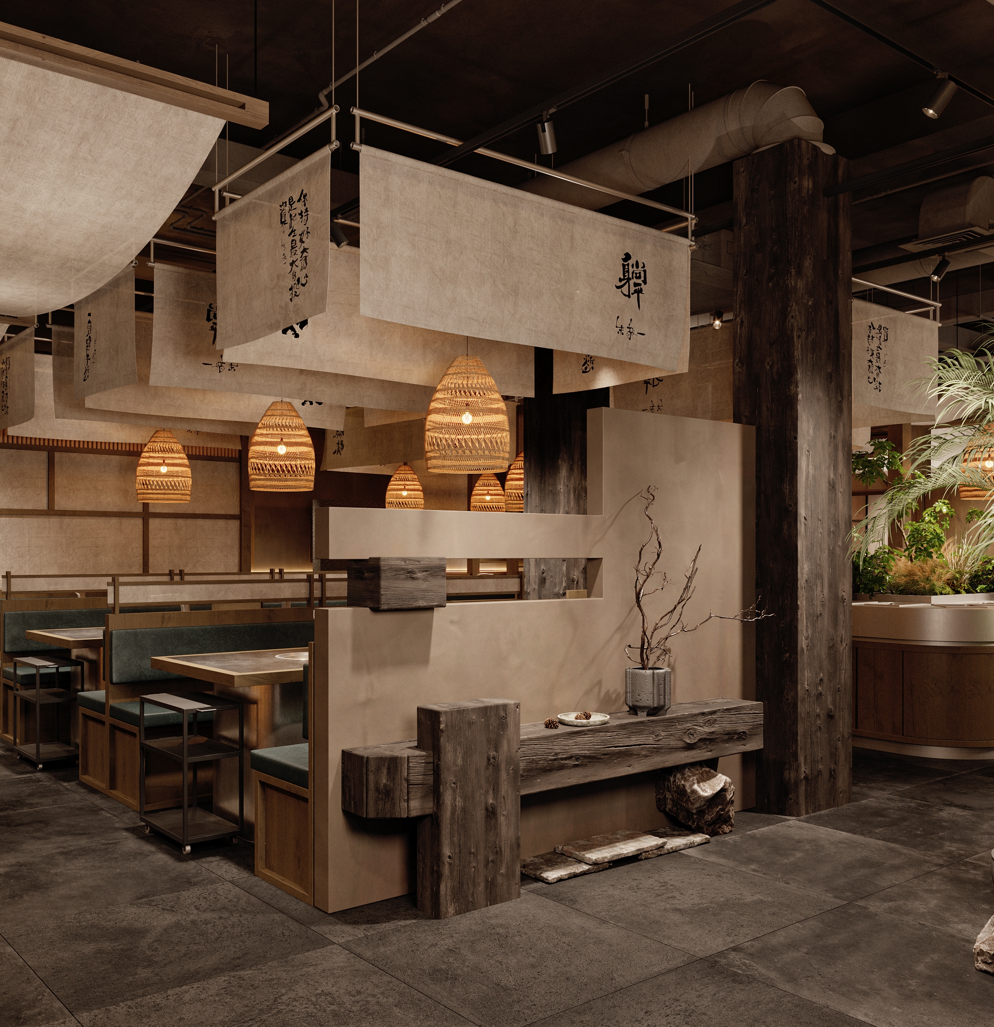 山野诧寂烤肉店丨中国西安丨CcY设计-6