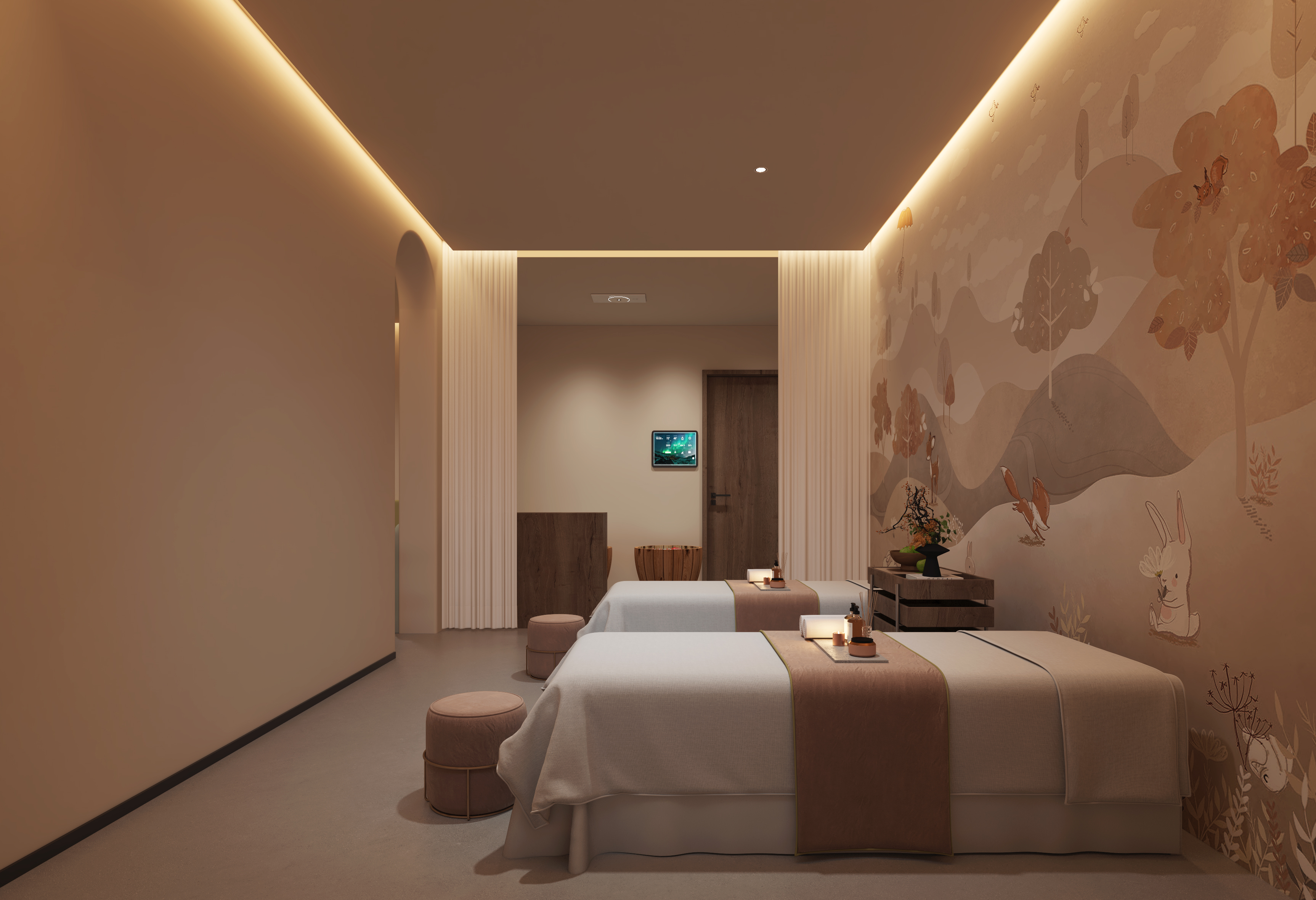 500m²宋氏美学养生馆丨中国淮南丨周周设计-9