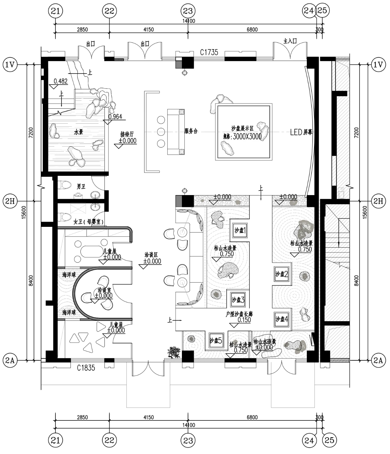 小园林、大游廊丨中国临沂丨北京有得寮设计咨询有限公司/邓威-24