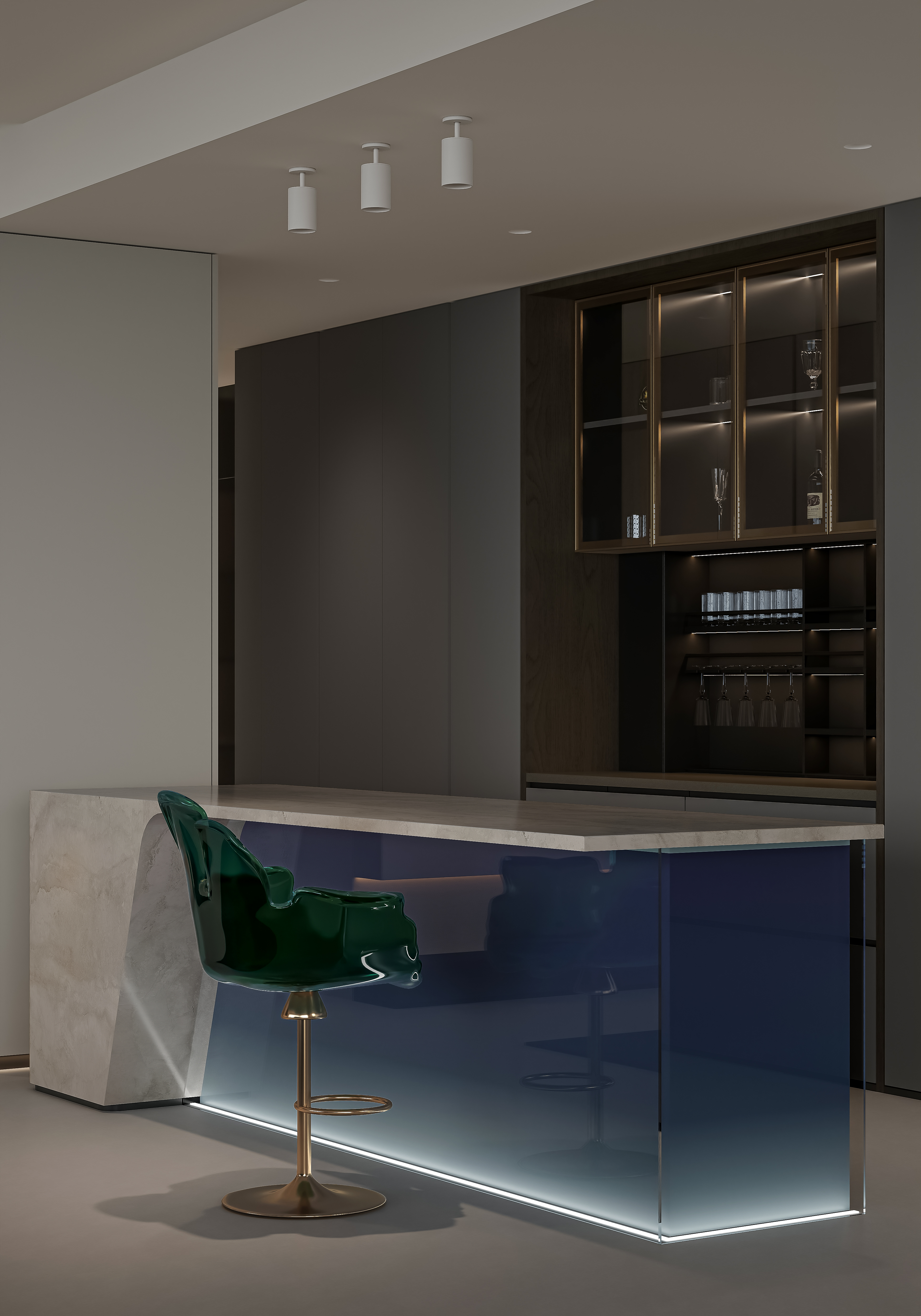 现代简约大平层丨中国郑州丨连朝露-10