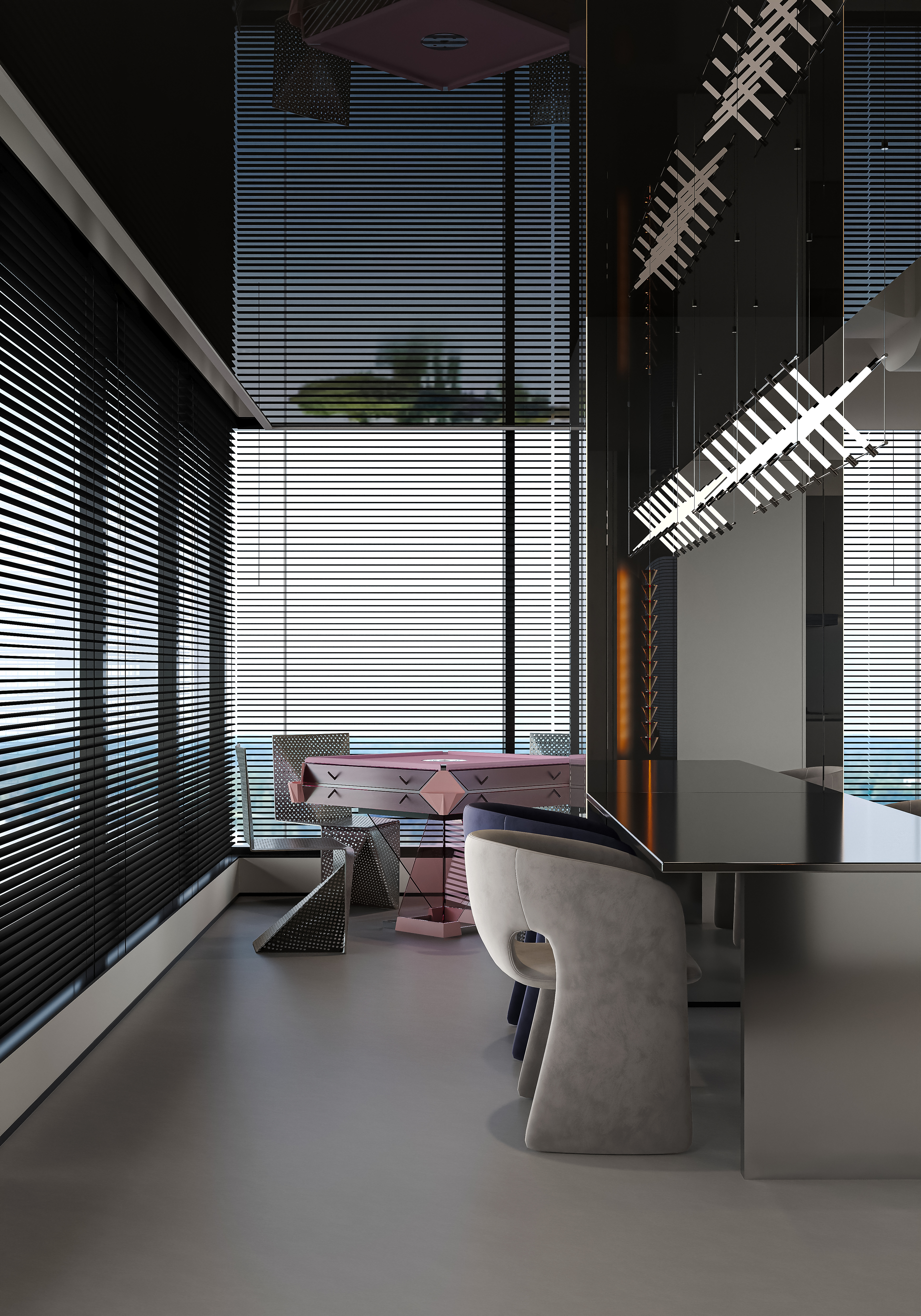 现代简约大平层丨中国郑州丨连朝露-11