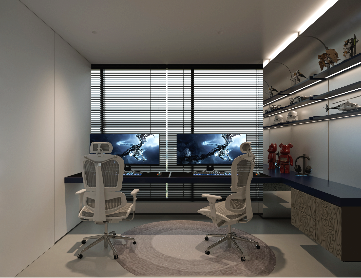 现代简约大平层丨中国郑州丨连朝露-17