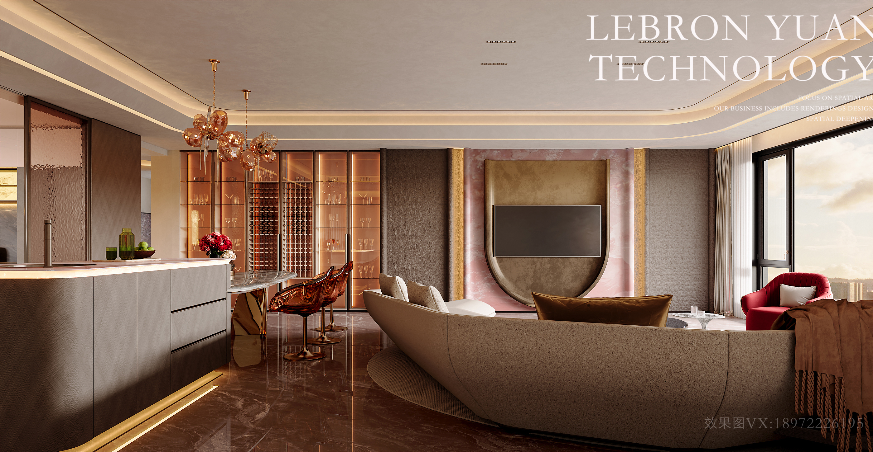 高奢样板房丨中国襄阳丨极美组-7