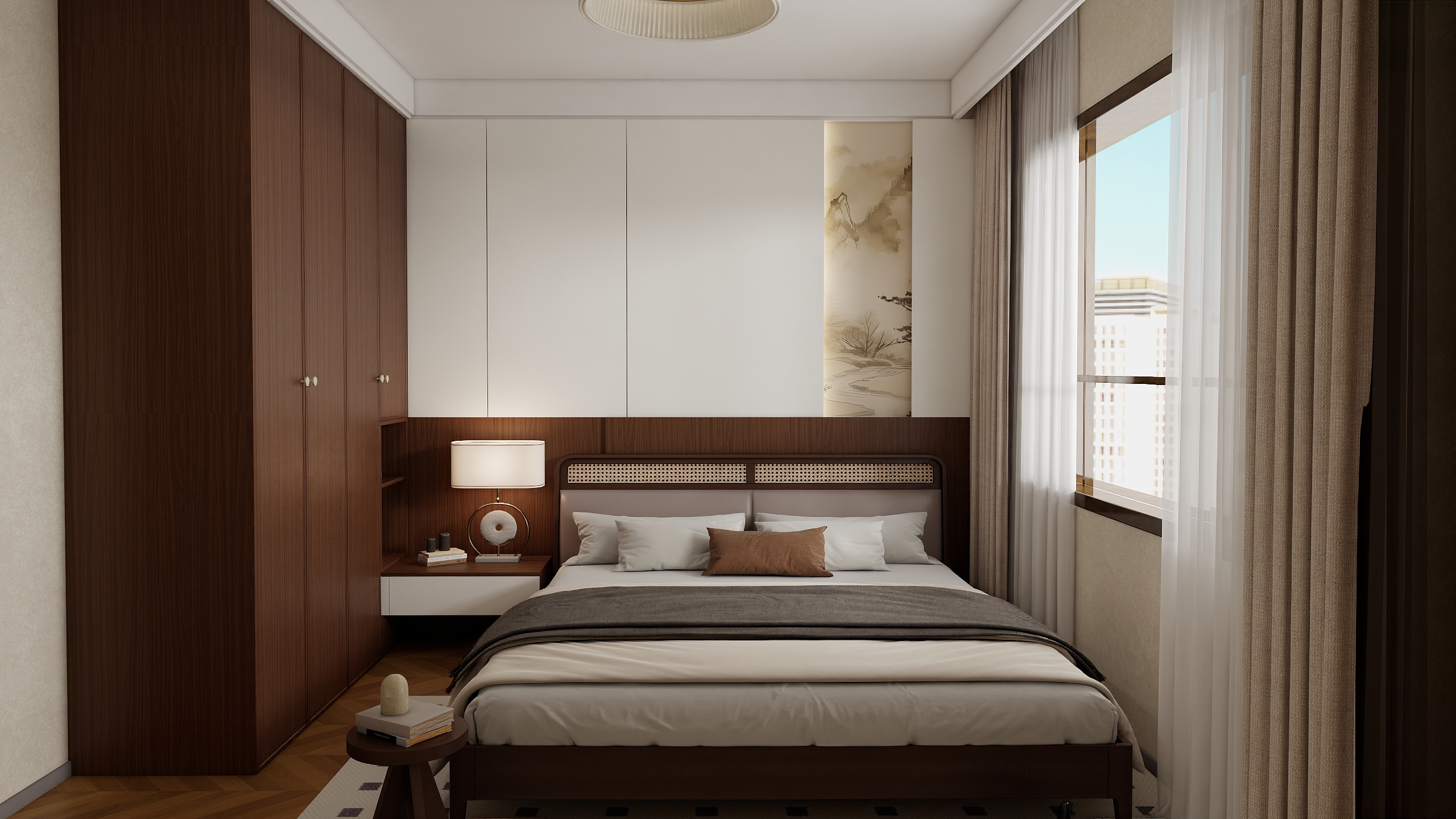 宋氏140㎡简约设计丨中国包头丨一颗小菠萝-1