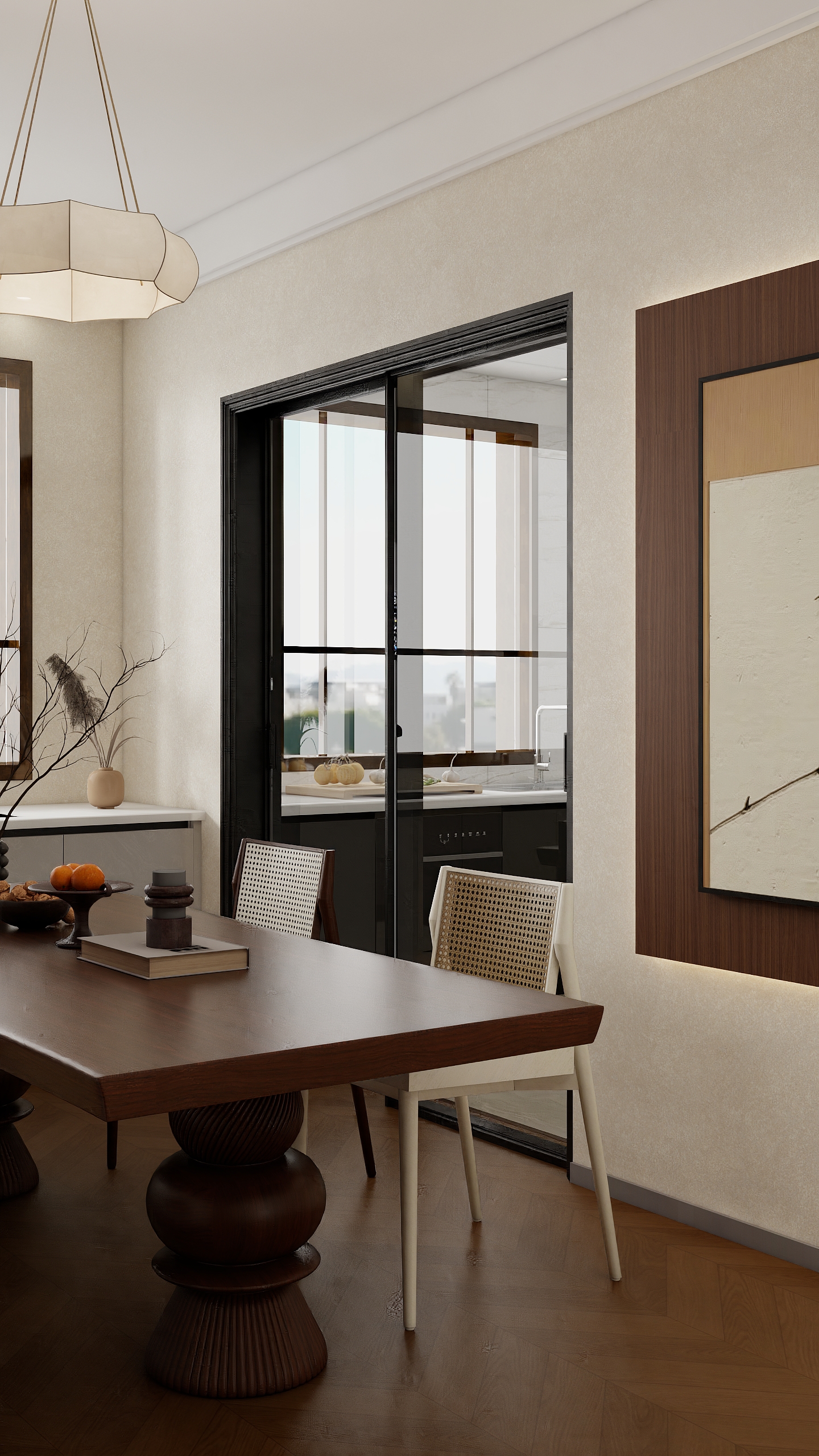 宋氏140㎡简约设计丨中国包头丨一颗小菠萝-3