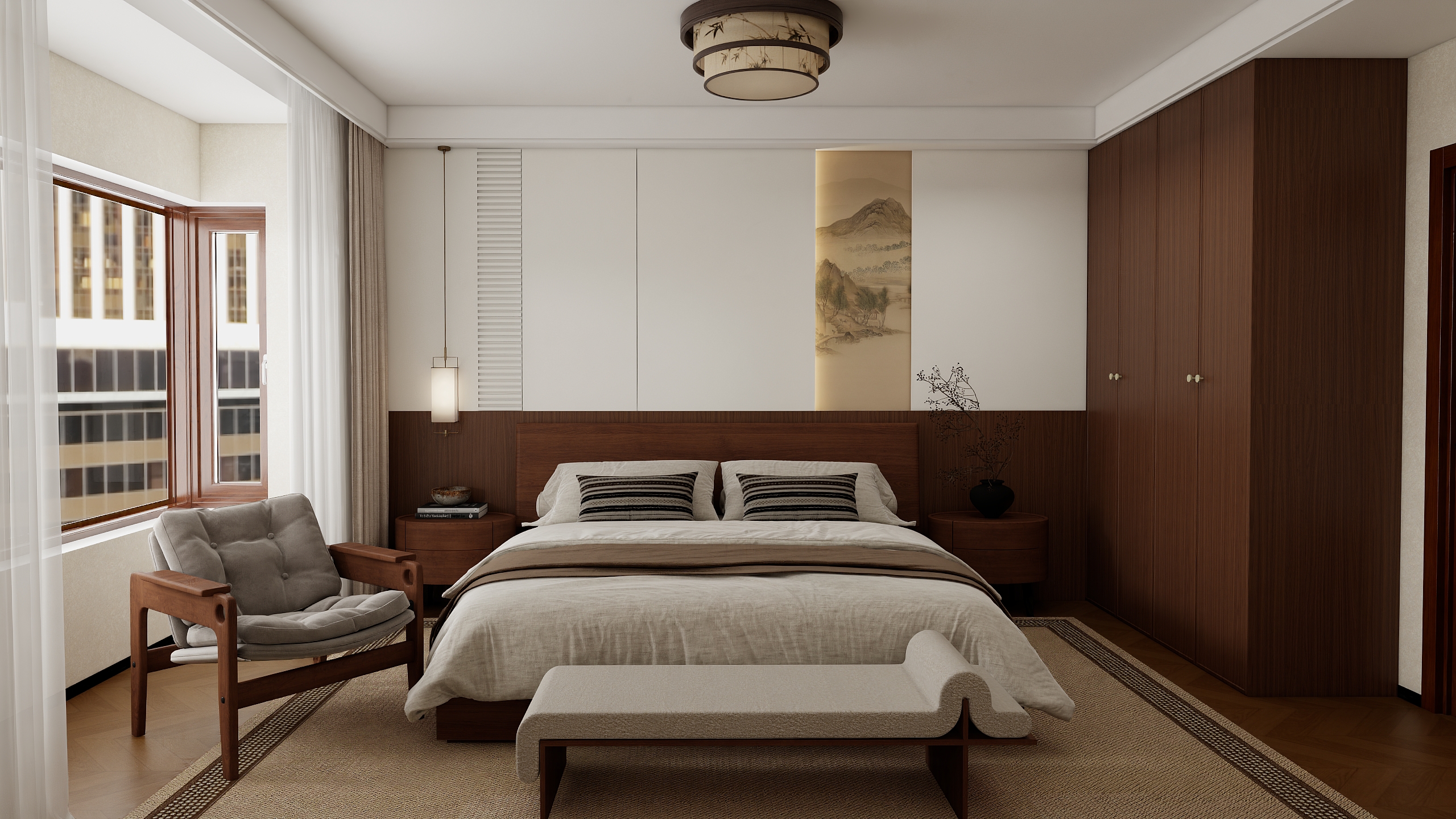 宋氏140㎡简约设计丨中国包头丨一颗小菠萝-5