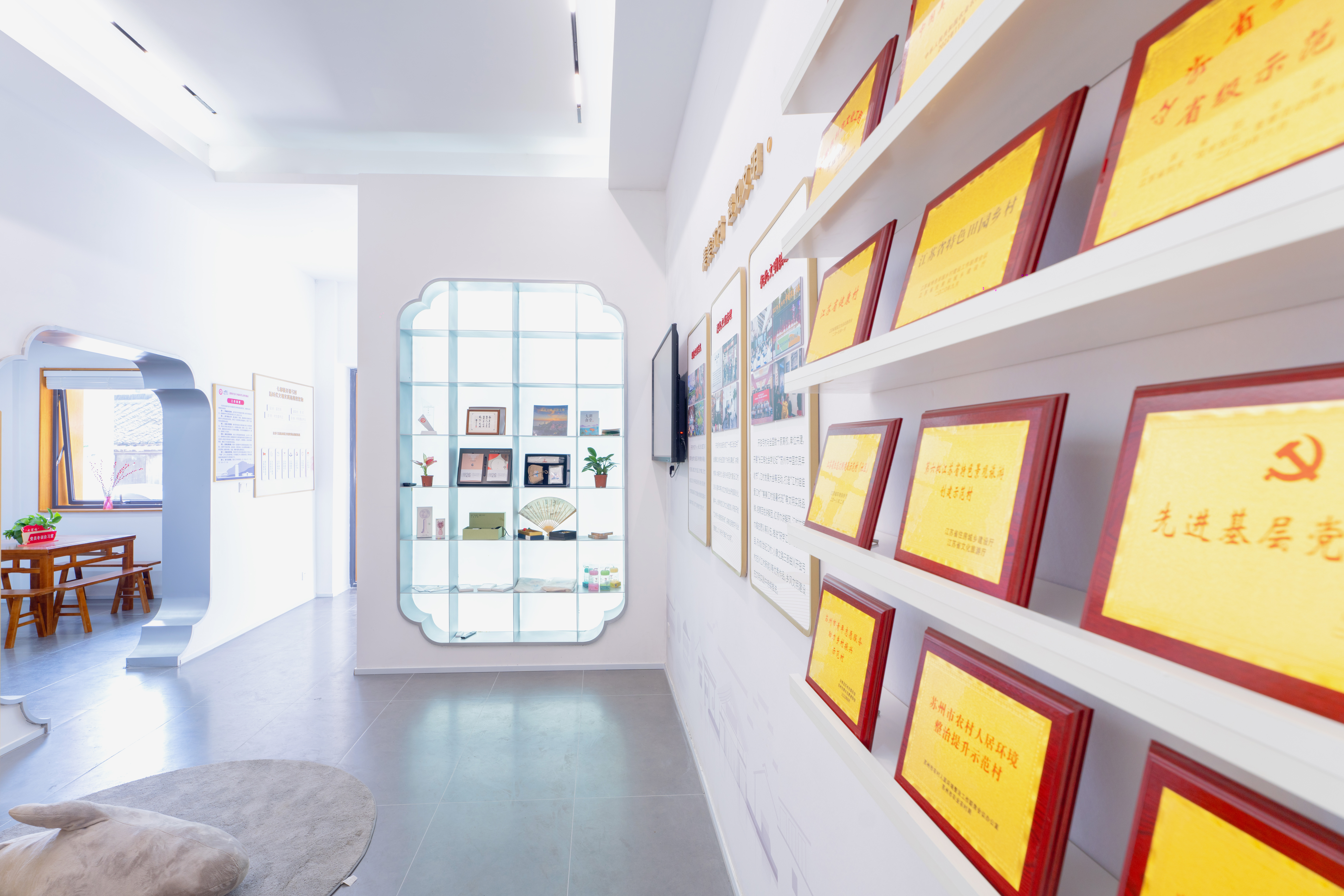 七都江村新时代文明实践站丨中国苏州丨苏州乐诚空间营造-12