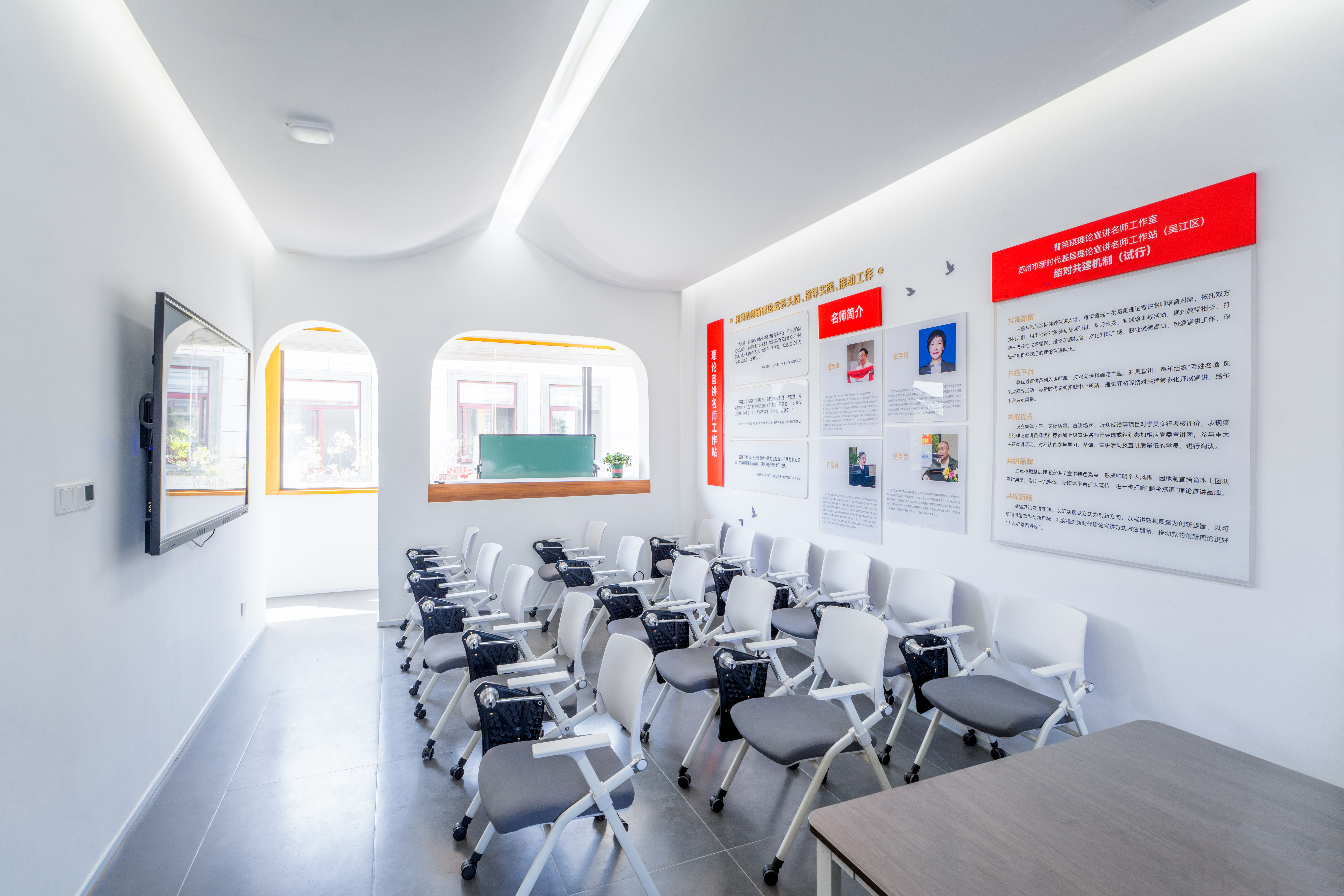 七都江村新时代文明实践站丨中国苏州丨苏州乐诚空间营造-45