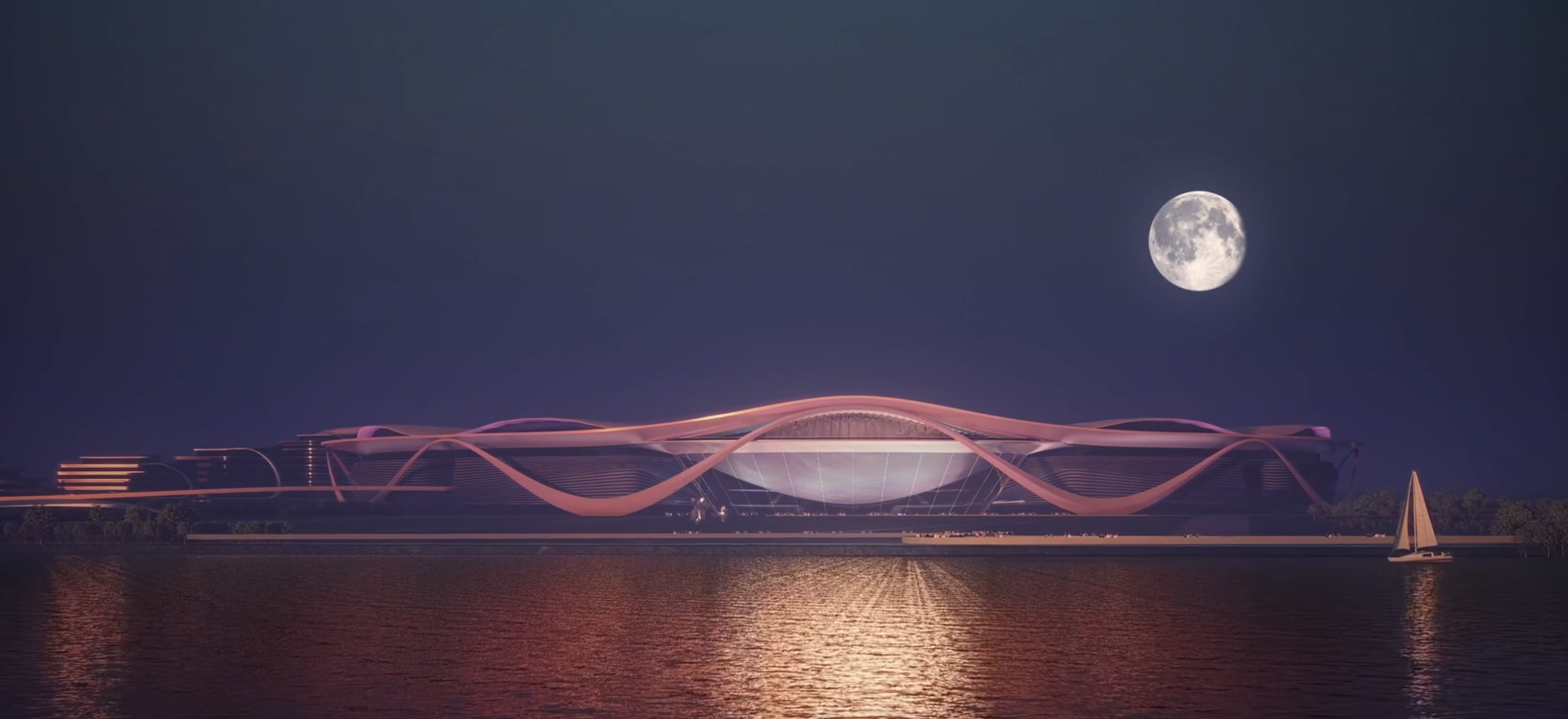 【D5动画】南阳国际会展中心设计方案 Animation 丨中国南阳丨大蛇建筑-0