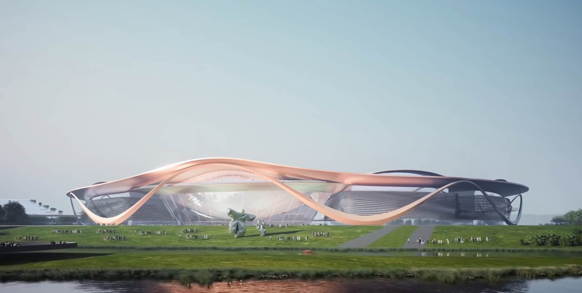 【D5动画】南阳国际会展中心设计方案 Animation 丨中国南阳丨大蛇建筑-1