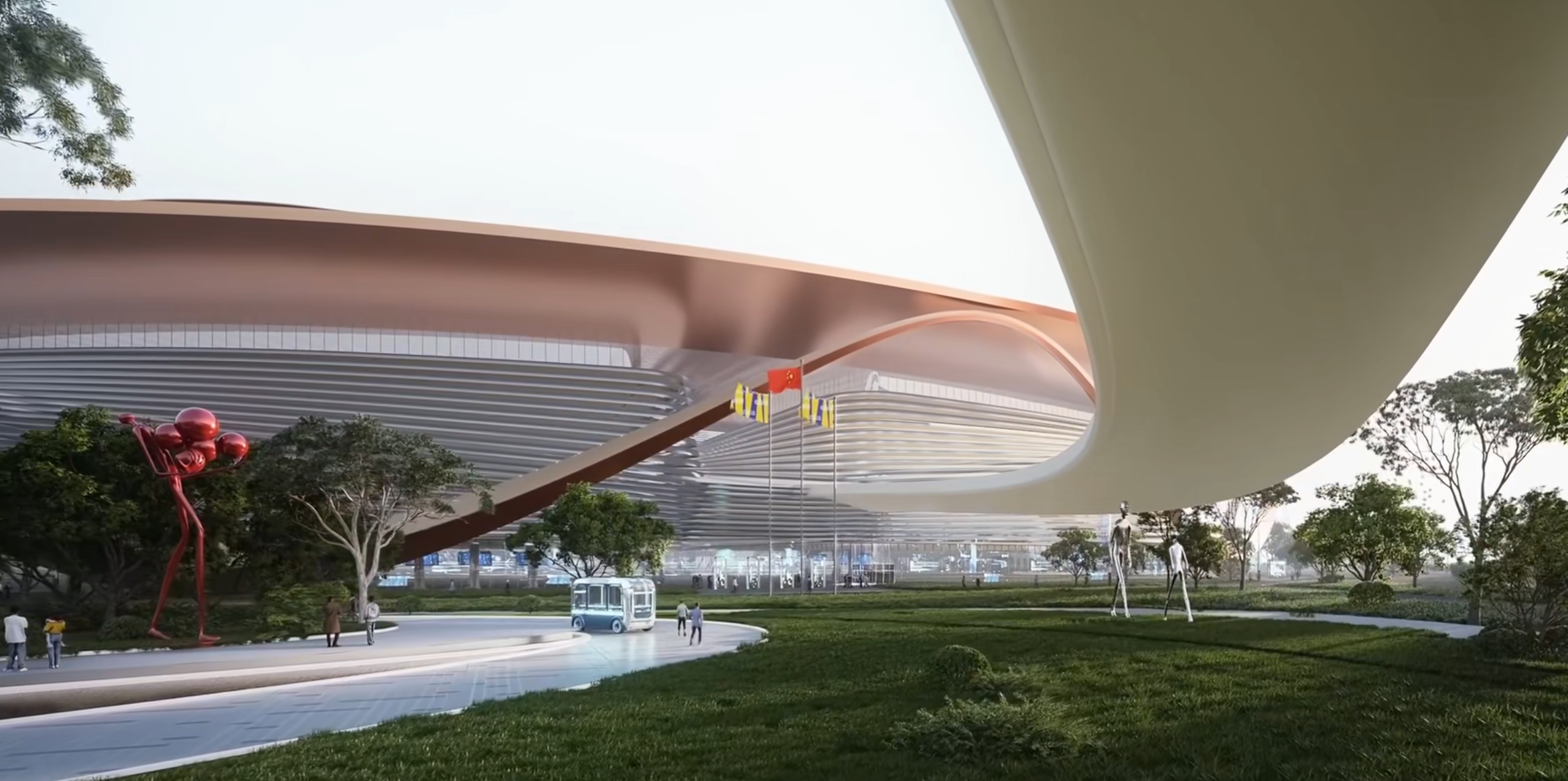 【D5动画】南阳国际会展中心设计方案 Animation 丨中国南阳丨大蛇建筑-2