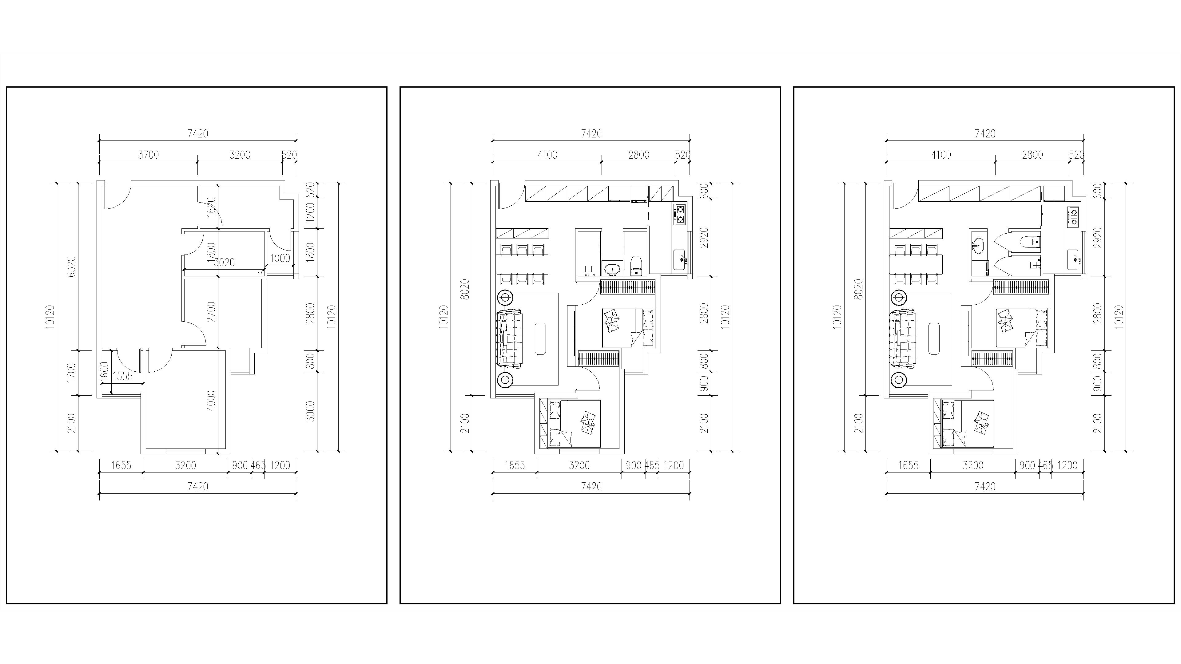 汉水嘉苑户型修改丨中国襄阳丨设计师-2