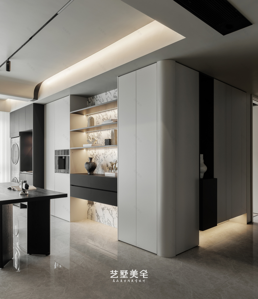 艺墅美宅 · 实景 139㎡高级灰克制美学 现代高级感栖居丨中国合肥丨王琴-7