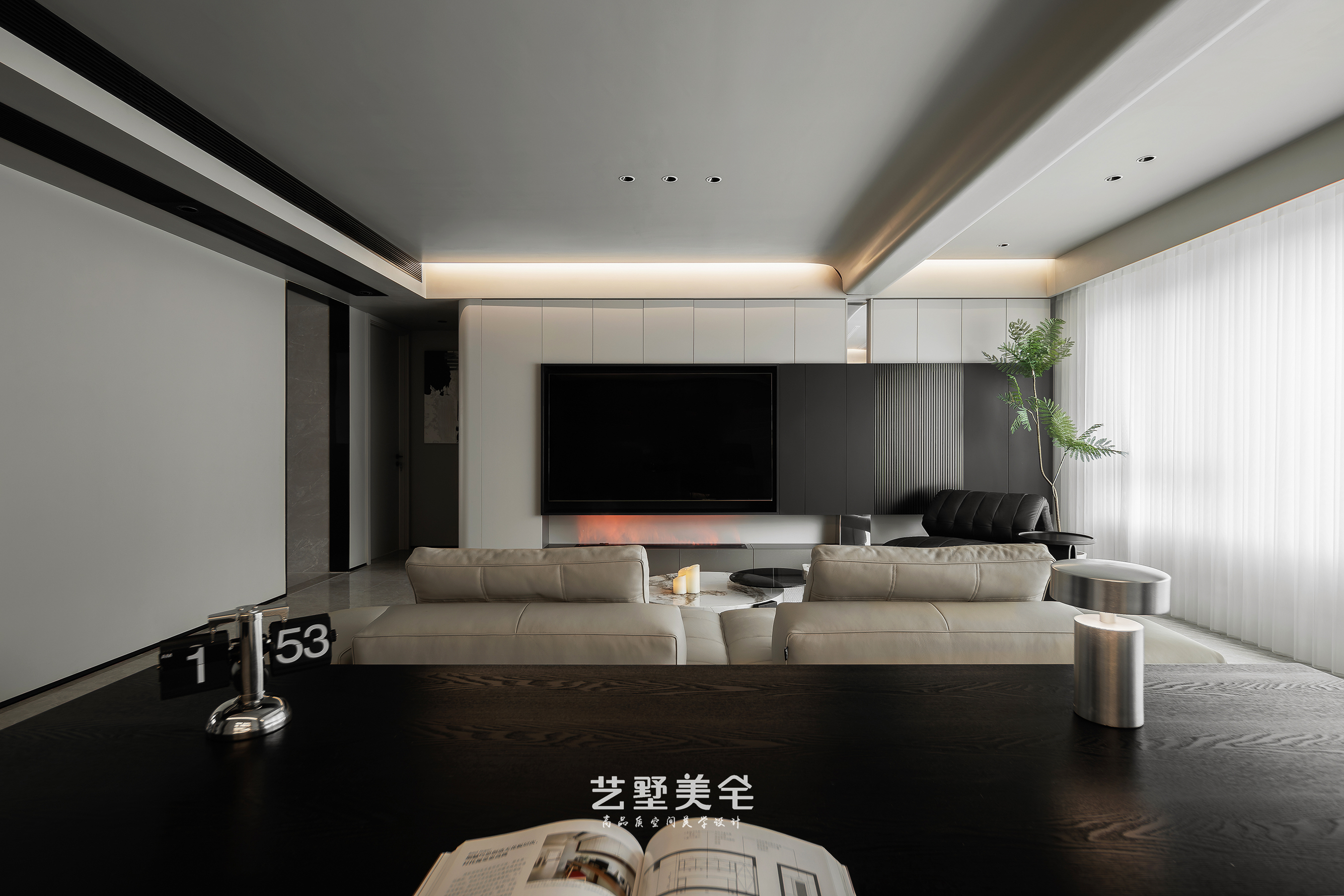 艺墅美宅 · 实景 139㎡高级灰克制美学 现代高级感栖居丨中国合肥丨王琴-14