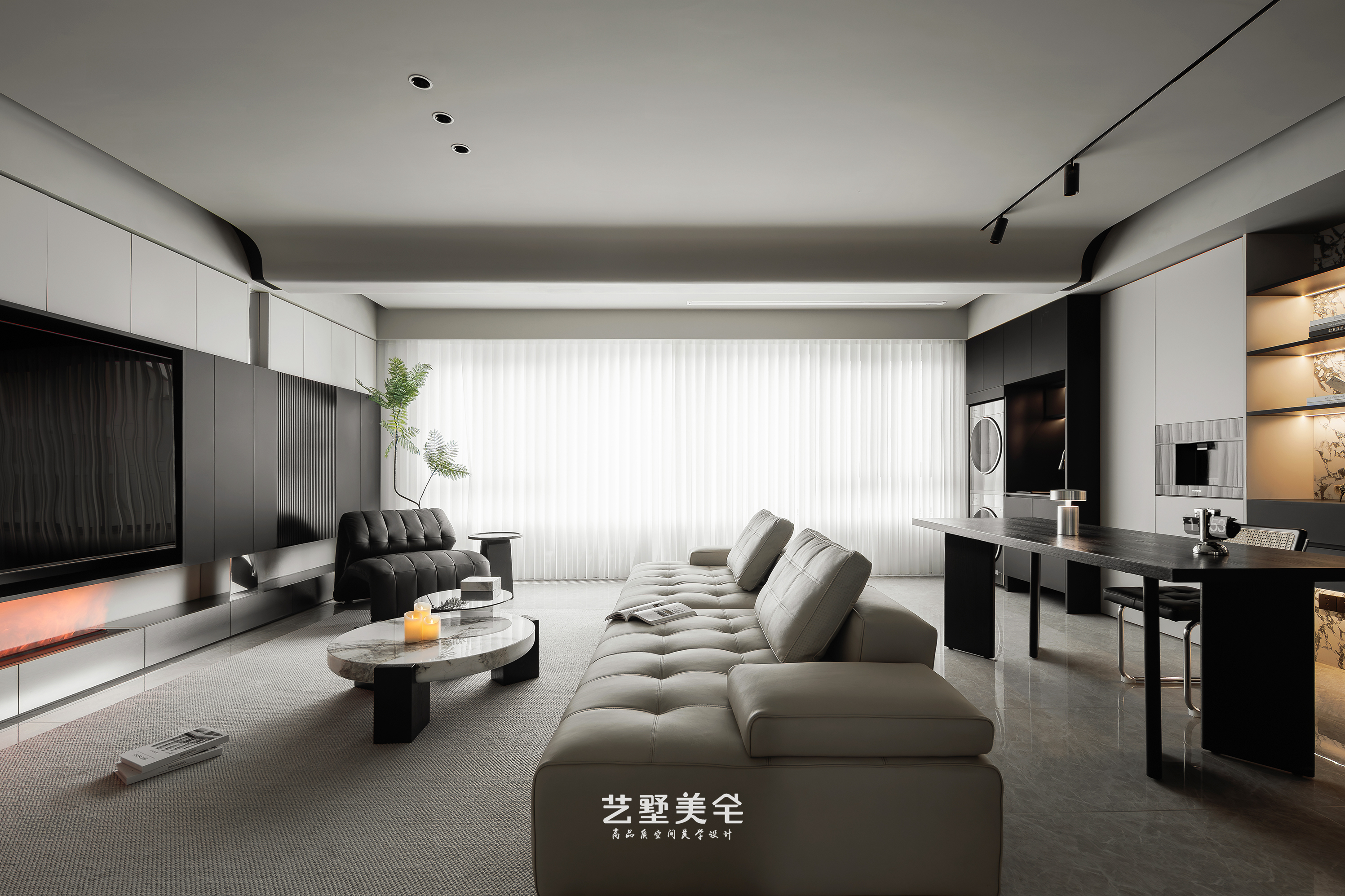 艺墅美宅 · 实景 139㎡高级灰克制美学 现代高级感栖居丨中国合肥丨王琴-18