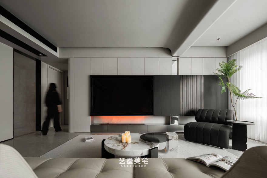艺墅美宅 · 实景 139㎡高级灰克制美学 现代高级感栖居丨中国合肥丨王琴-21