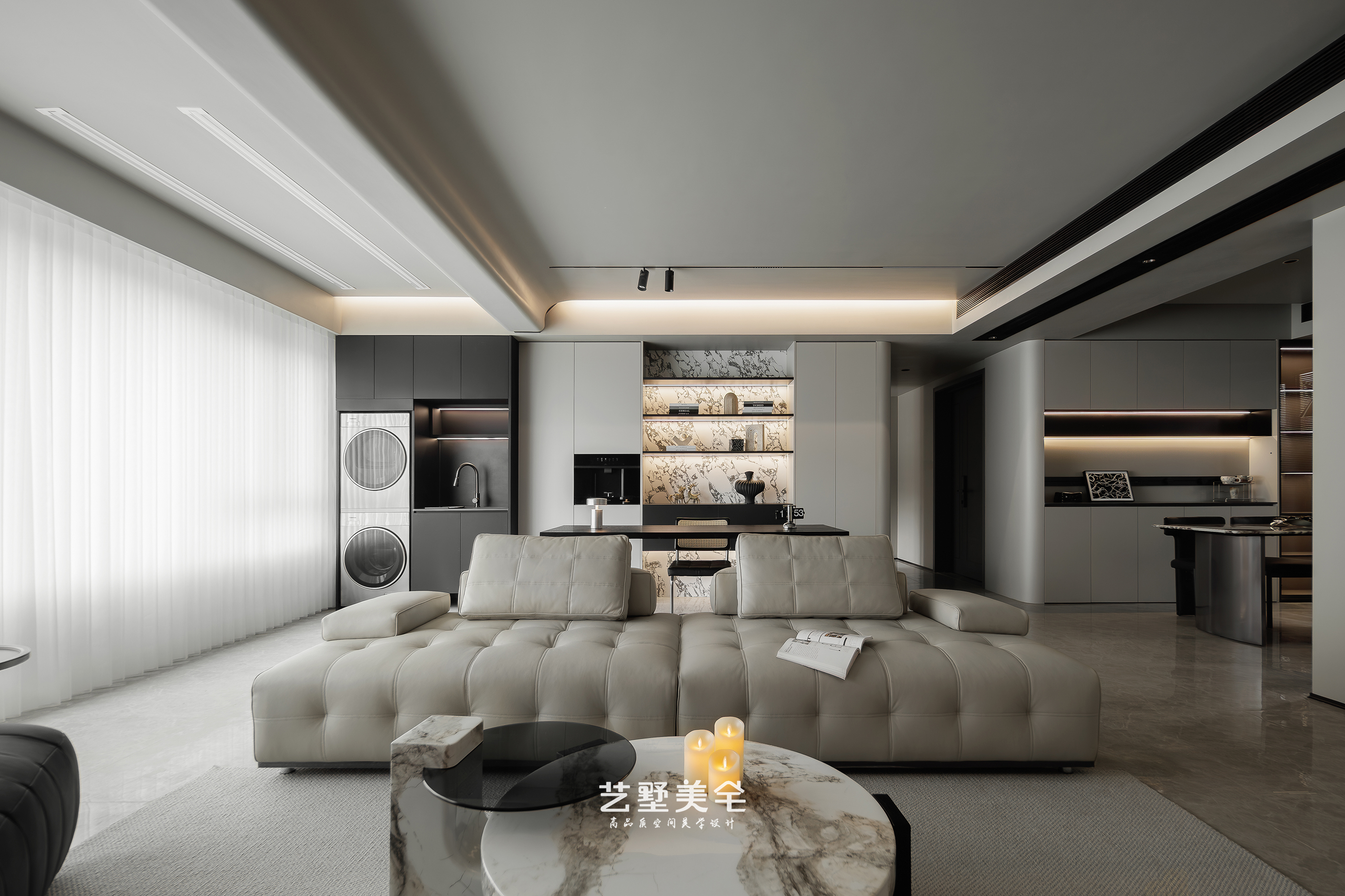 艺墅美宅 · 实景 139㎡高级灰克制美学 现代高级感栖居丨中国合肥丨王琴-23