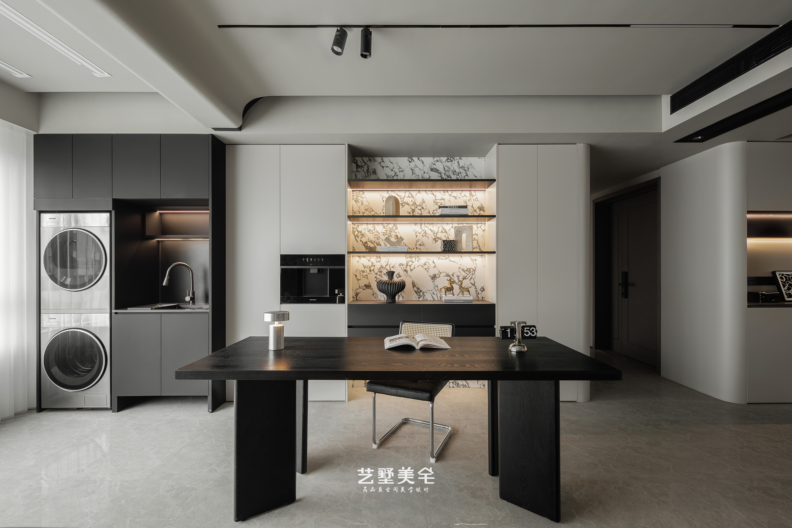 艺墅美宅 · 实景 139㎡高级灰克制美学 现代高级感栖居丨中国合肥丨王琴-24