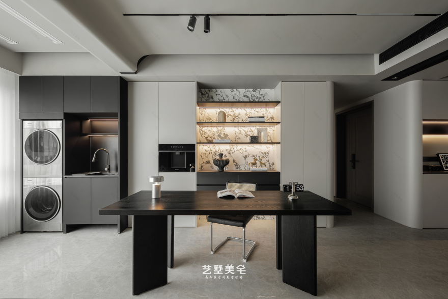 艺墅美宅 · 实景 139㎡高级灰克制美学 现代高级感栖居丨中国合肥丨王琴-24