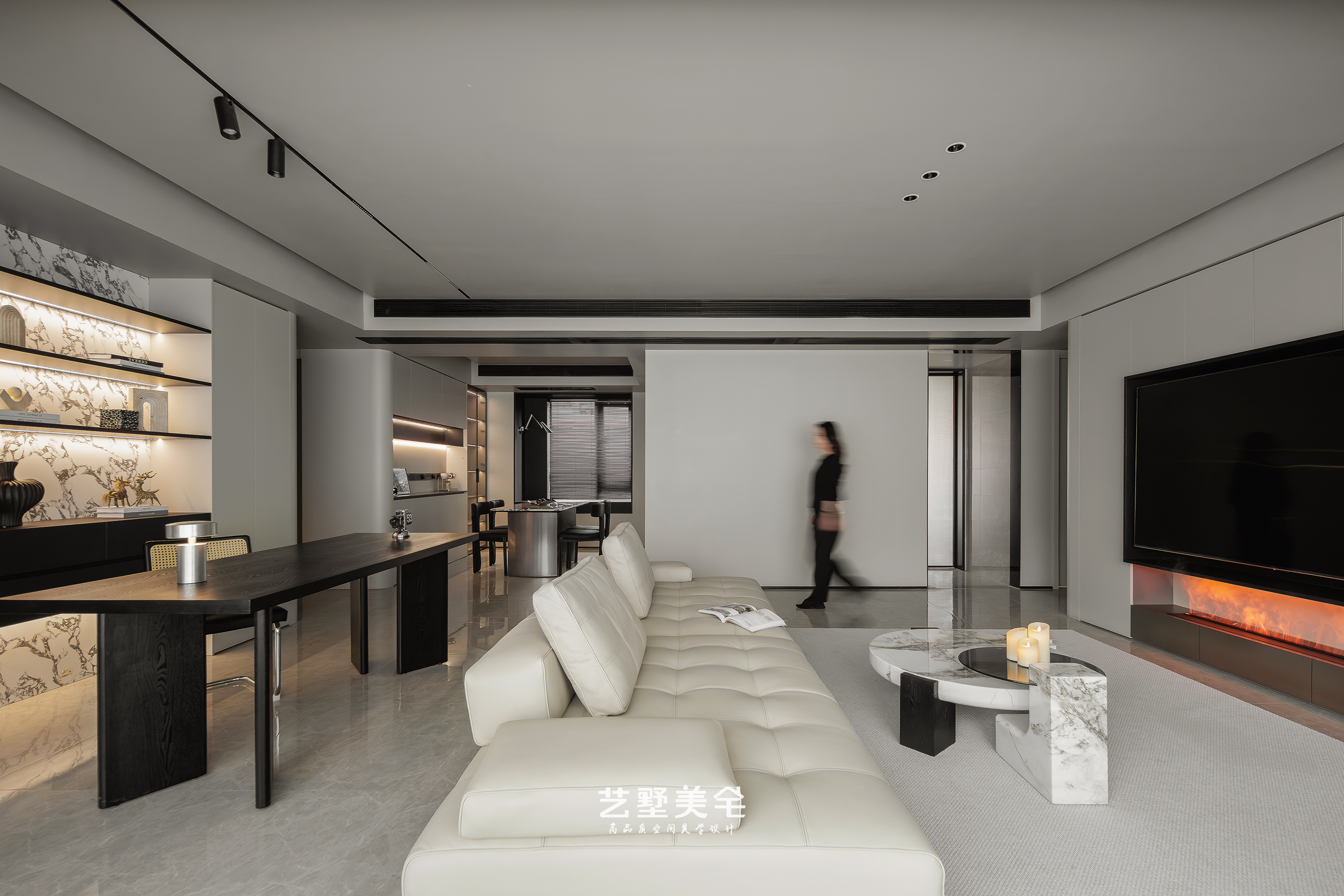 艺墅美宅 · 实景 139㎡高级灰克制美学 现代高级感栖居丨中国合肥丨王琴-25