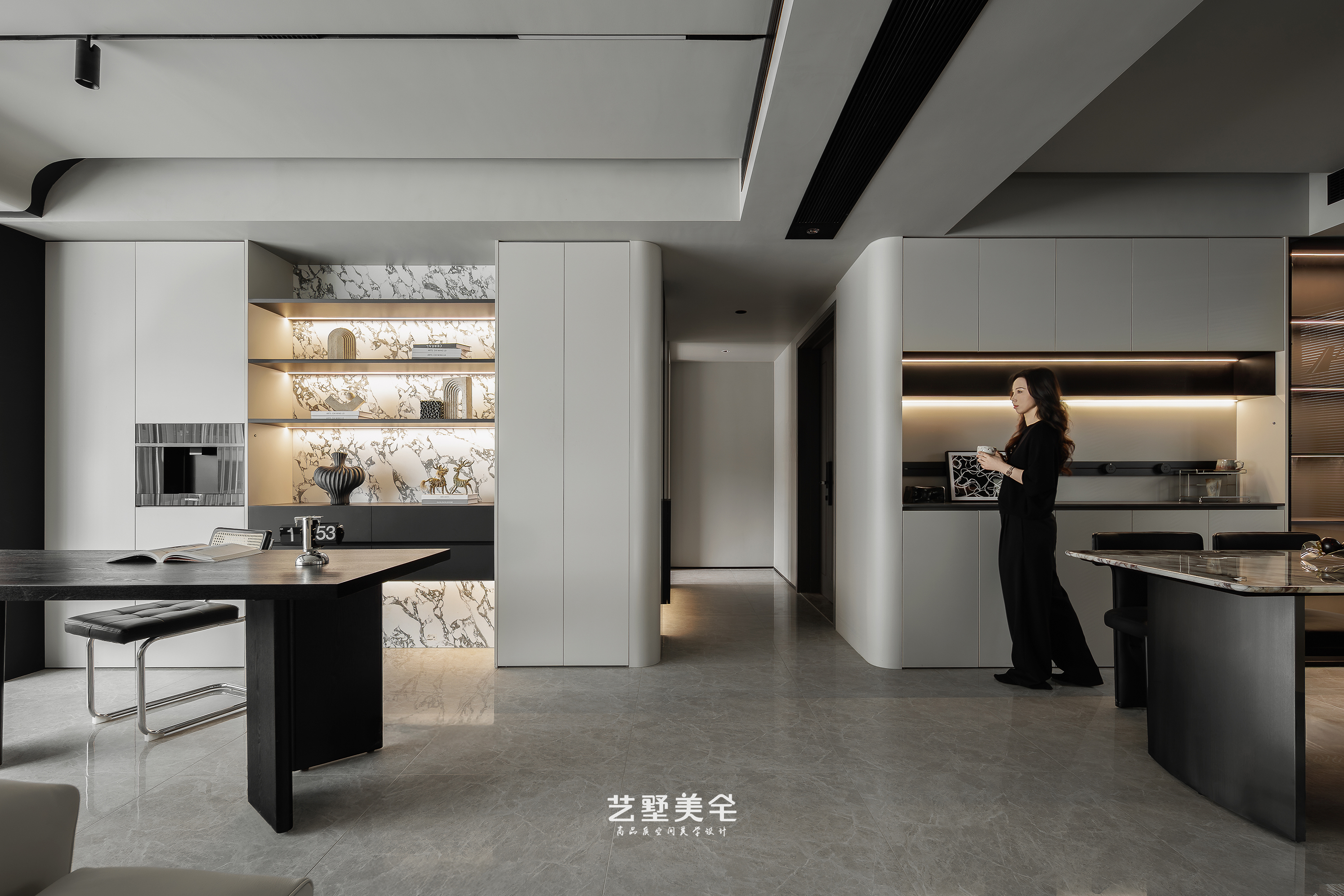 艺墅美宅 · 实景 139㎡高级灰克制美学 现代高级感栖居丨中国合肥丨王琴-31