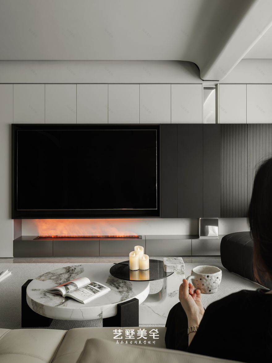 艺墅美宅 · 实景 139㎡高级灰克制美学 现代高级感栖居丨中国合肥丨王琴-33