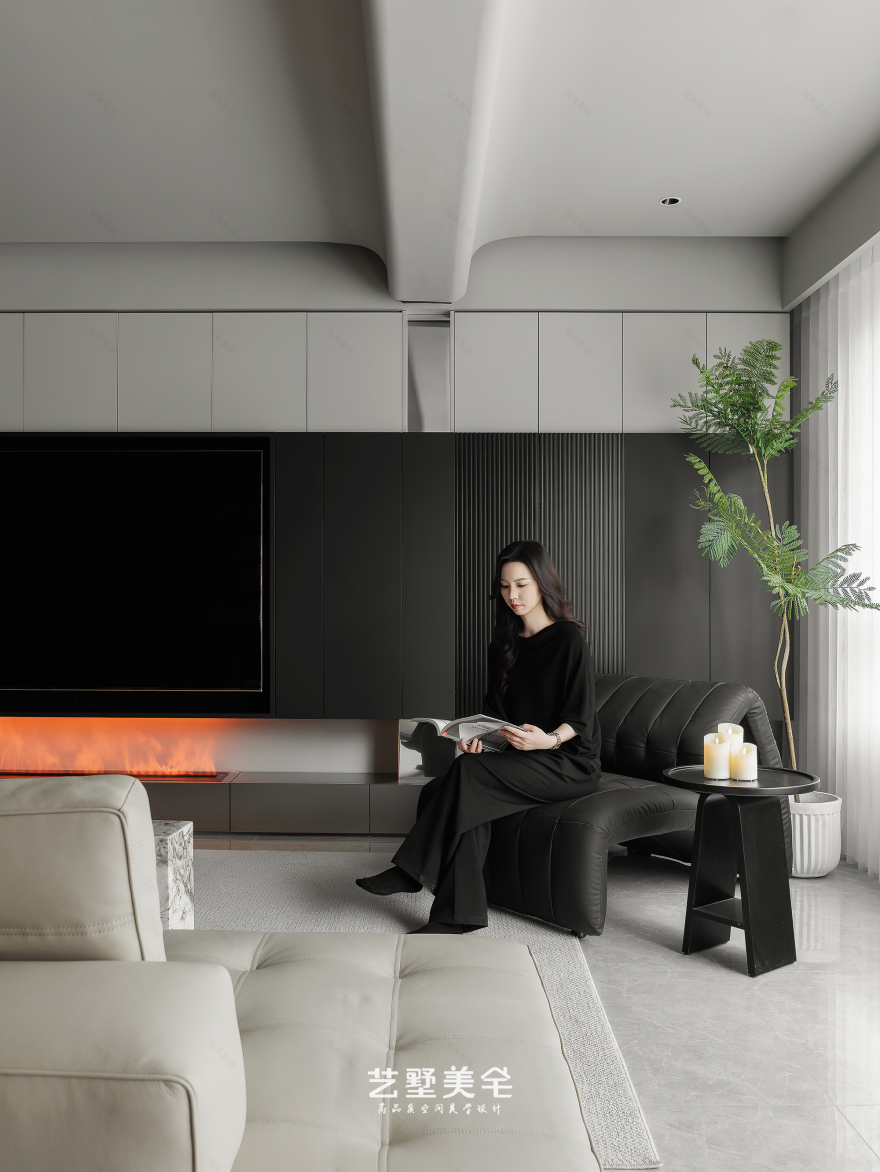 艺墅美宅 · 实景 139㎡高级灰克制美学 现代高级感栖居丨中国合肥丨王琴-37
