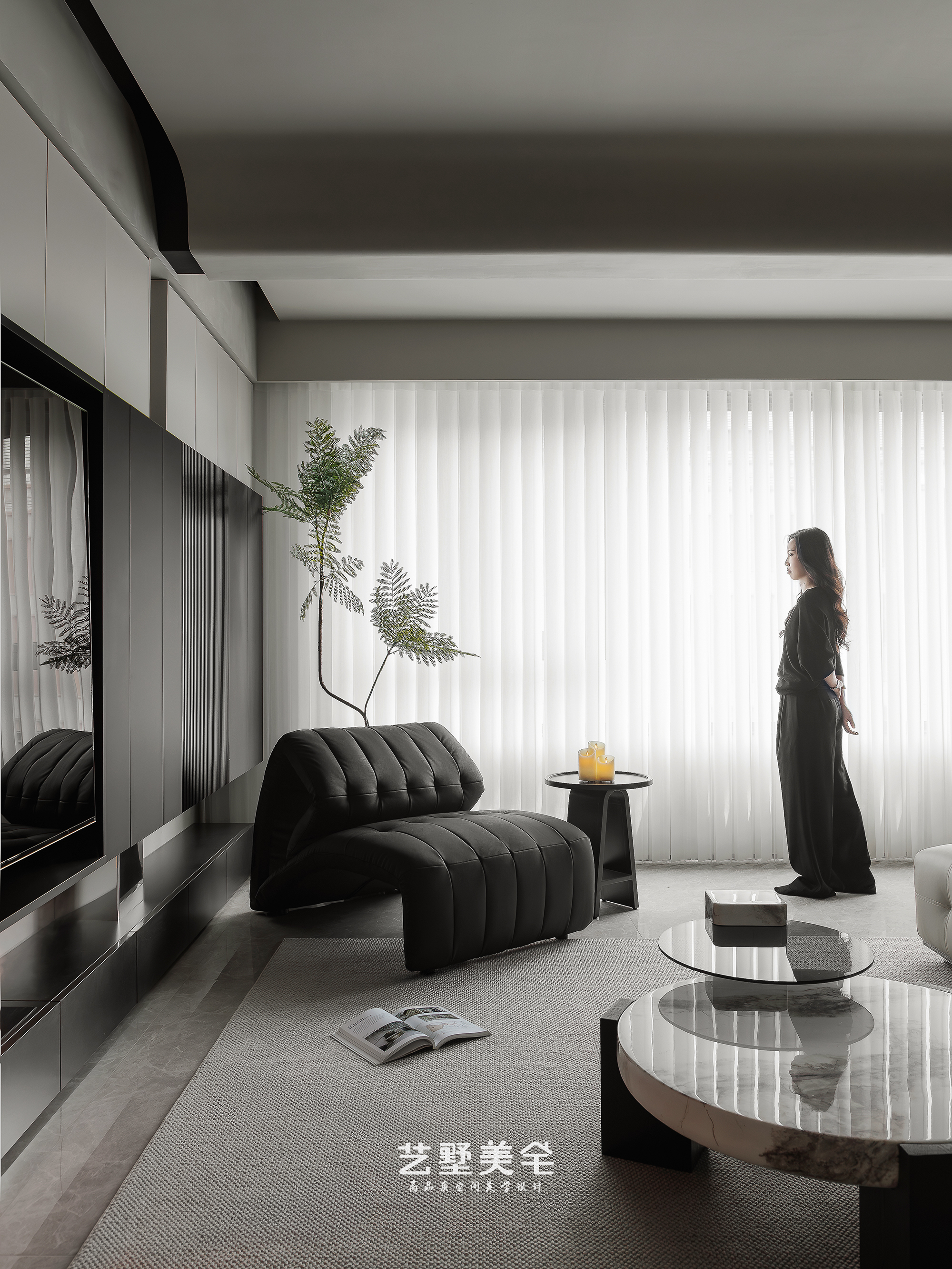 艺墅美宅 · 实景 139㎡高级灰克制美学 现代高级感栖居丨中国合肥丨王琴-35