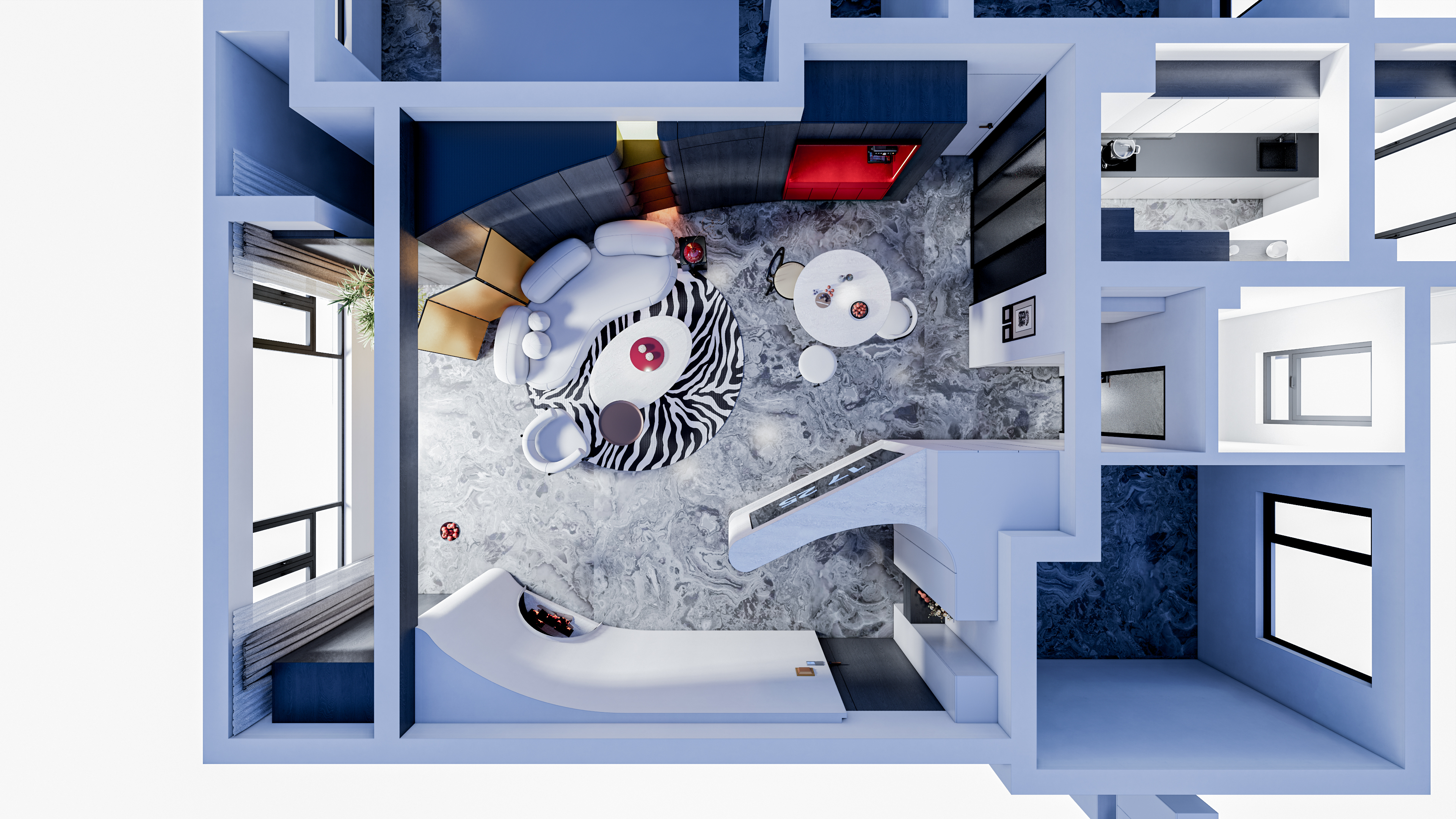 郑州140㎡空间设计丨中国郑州丨青山知客-2