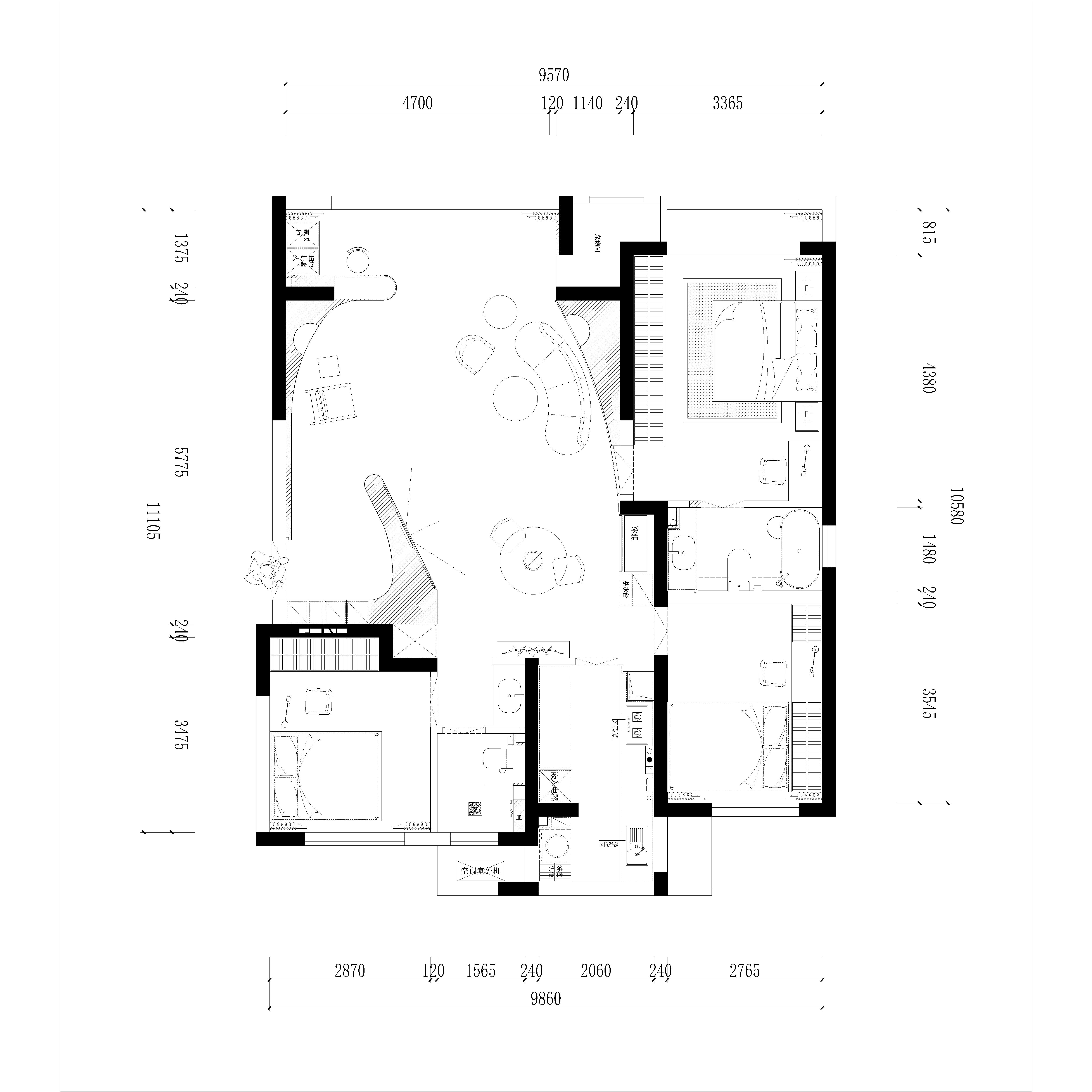 郑州140㎡空间设计丨中国郑州丨青山知客-22