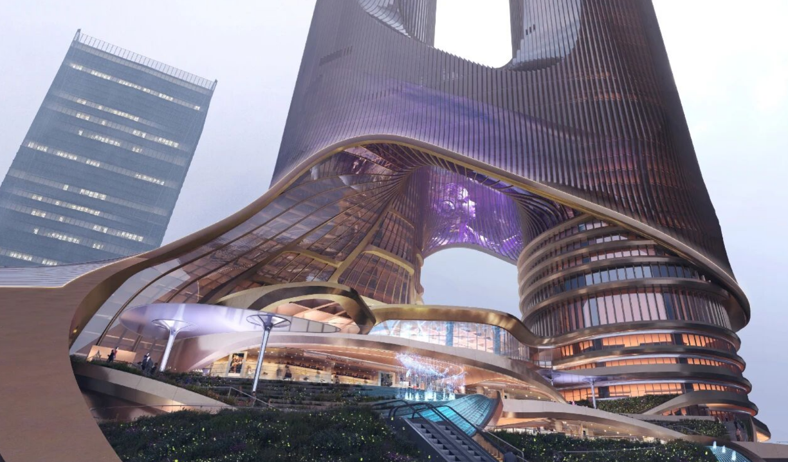 深圳湾超级总部C塔丨中国深圳丨扎哈事务所-4