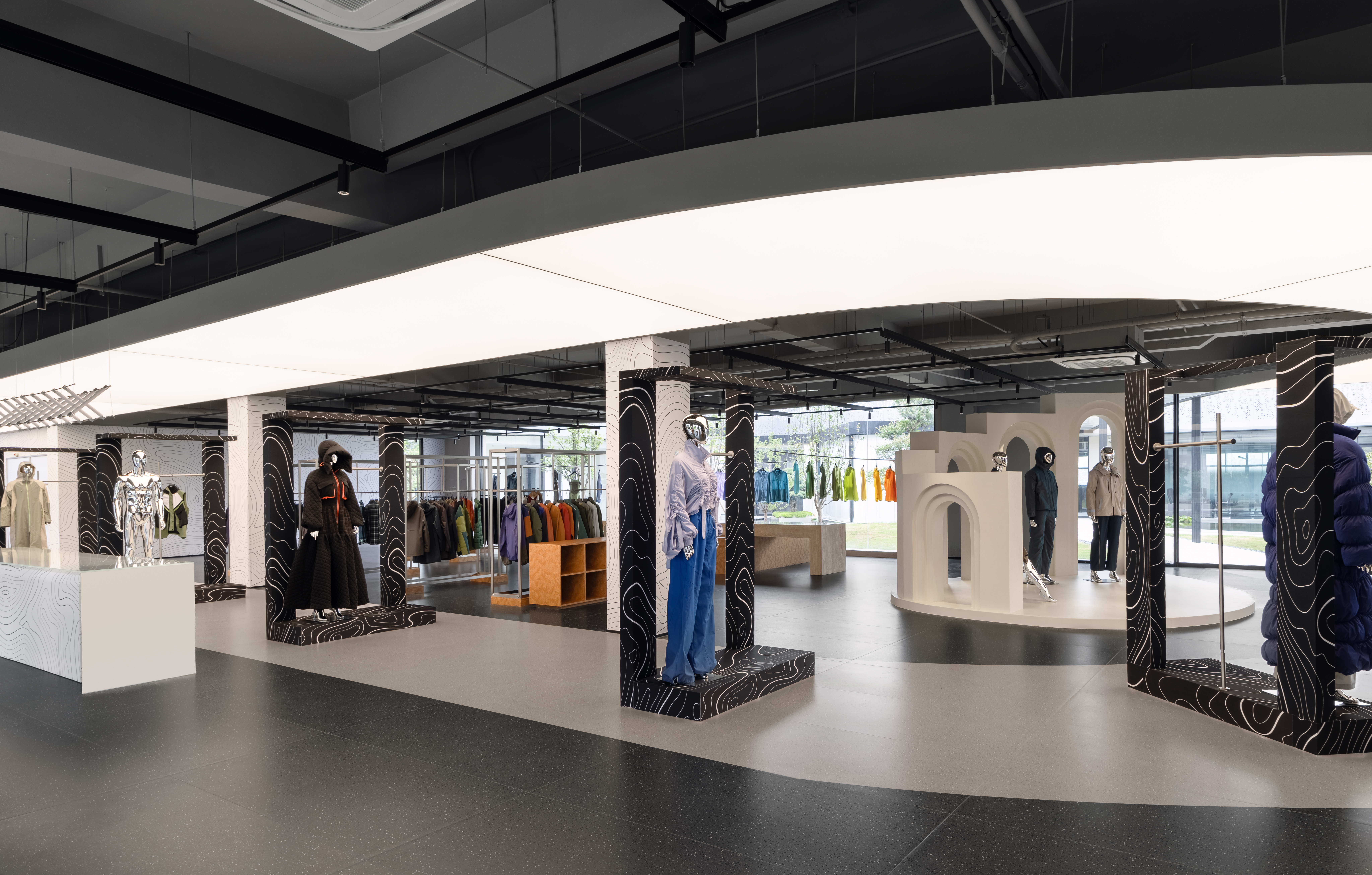 天缘纺织 - 黑色美学的空间转译丨中国苏州丨优鸿设计YOHO DESIGN-69