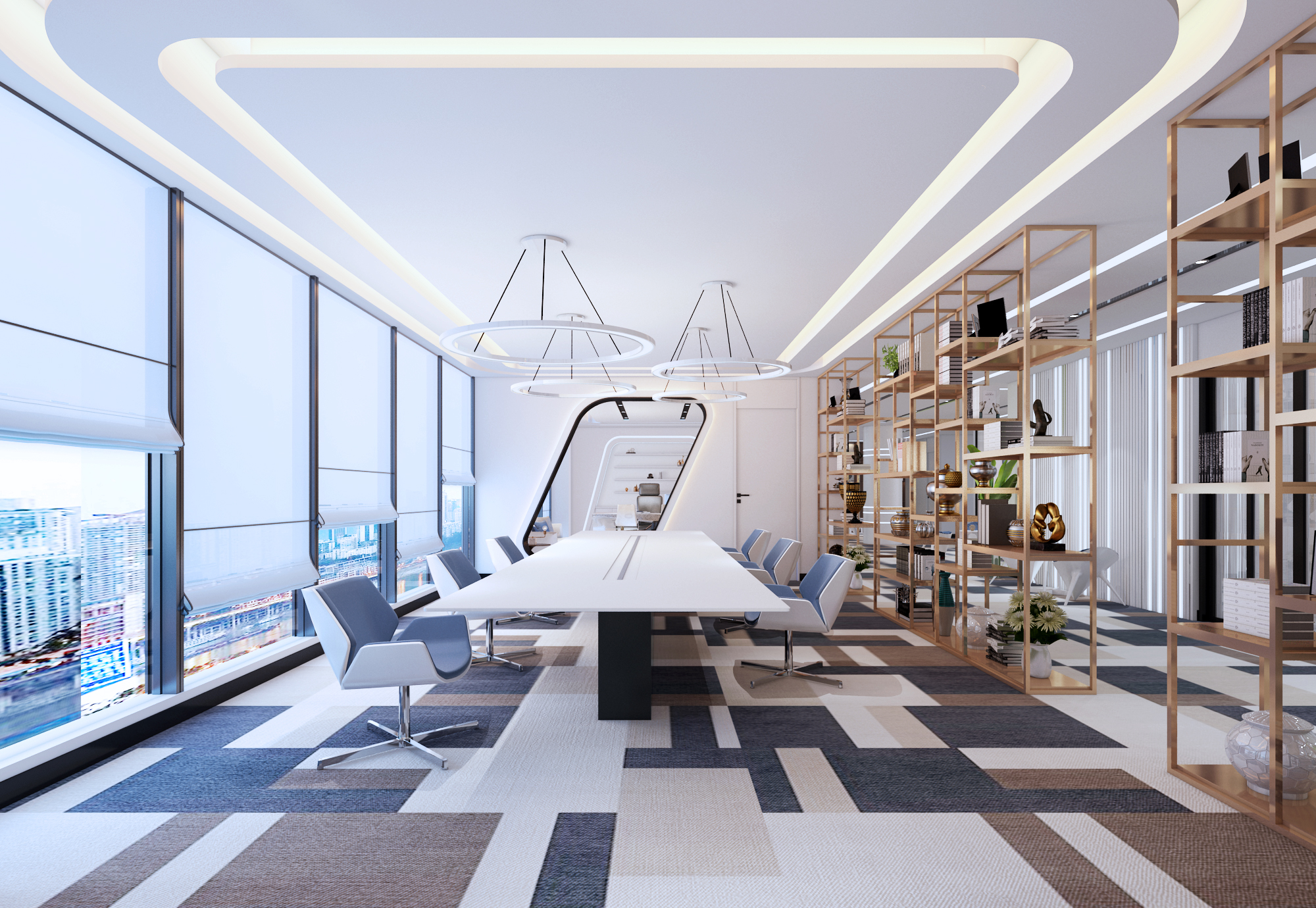 办公室-未来风丨中国贵阳丨三木设计-4