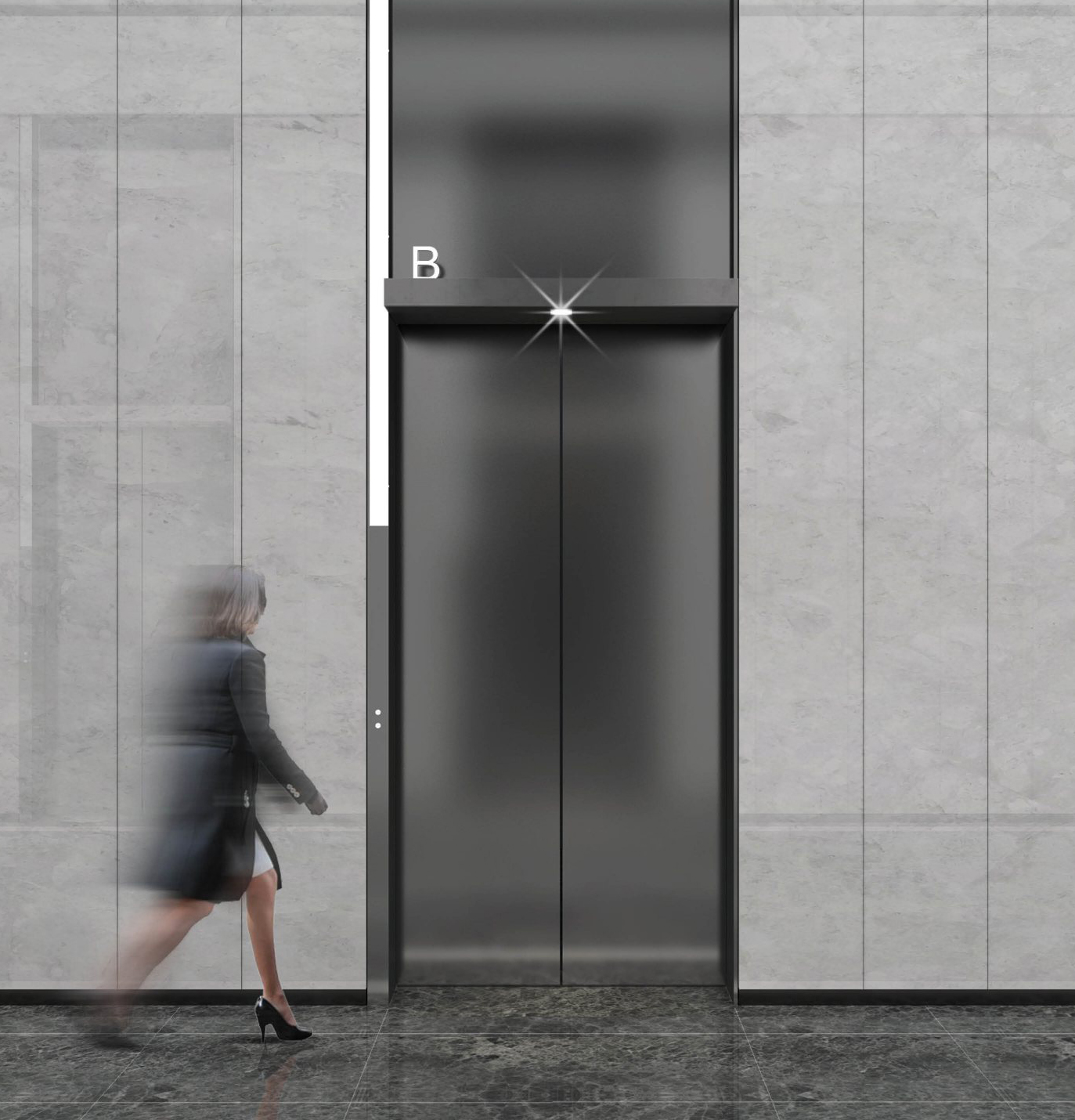 某大楼大厅公区设计丨中国杭州丨设计师-2