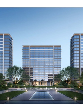 多个现代风格高层和叠拼住宅丨中国上海丨keran